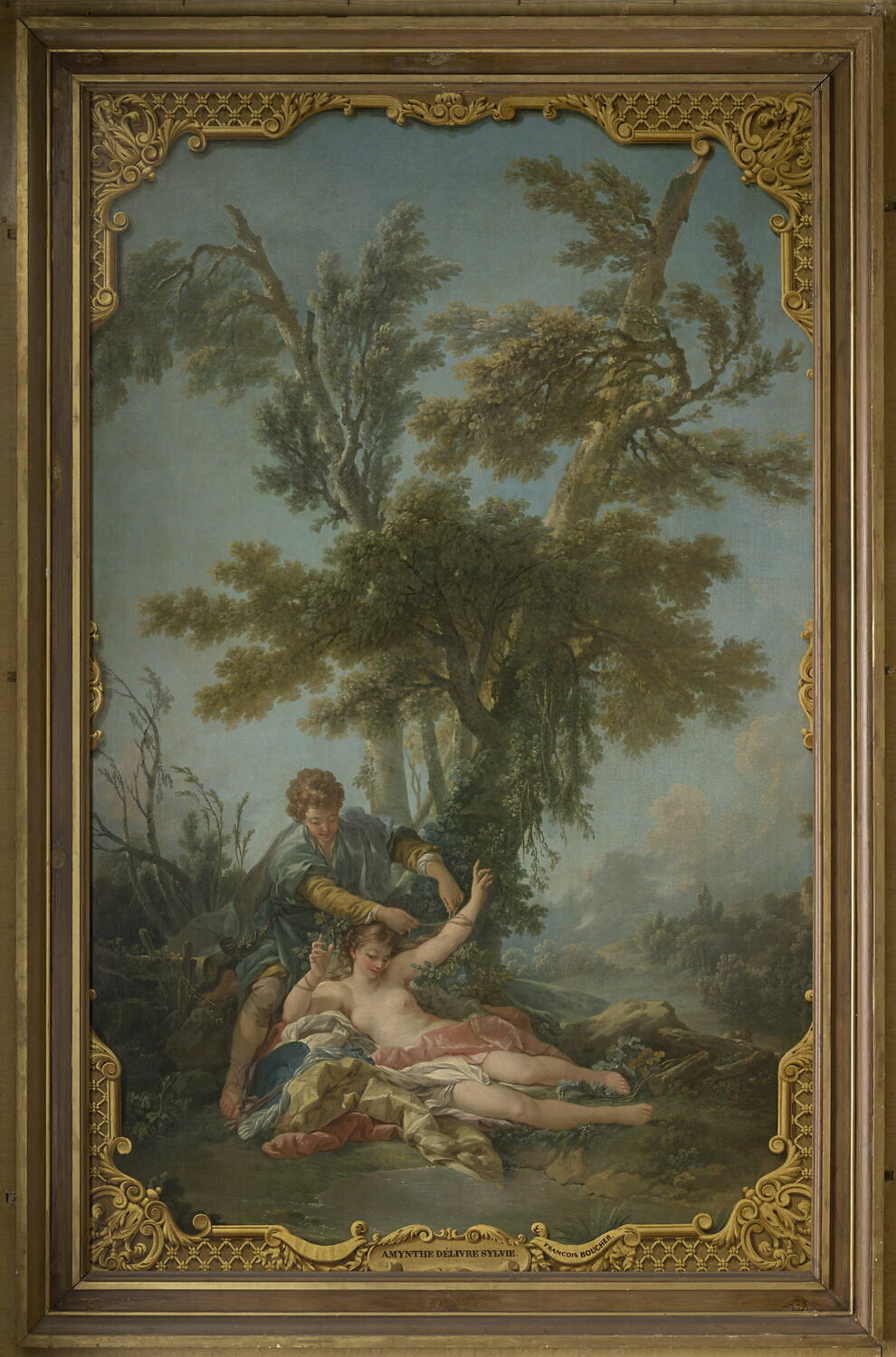 Amynthe délivre Sylvie, Boucher, François, XVIIIe siècle (1700 - 1800)