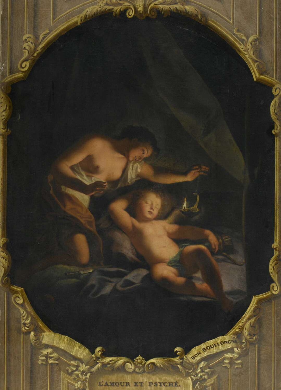 Psyché admirant l'Amour endormi, Coypel, Antoine, Début du XVIIIe siècle (1701)