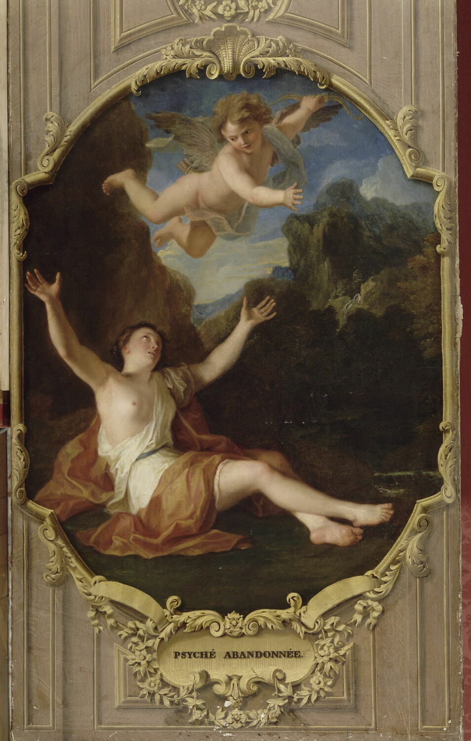 L'Amour abandonnant Psyché, Coypel, Antoine, 1e quart du XVIIe siècle (1701)