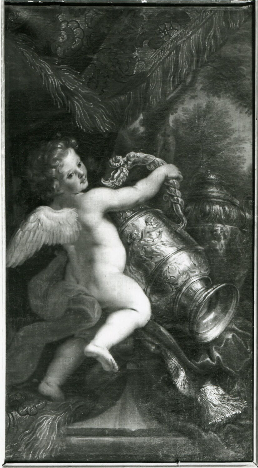Un Amour tenant un vase d'argent, Damoiselet, Florentin, XVIIe siècle (1600 - 1700)