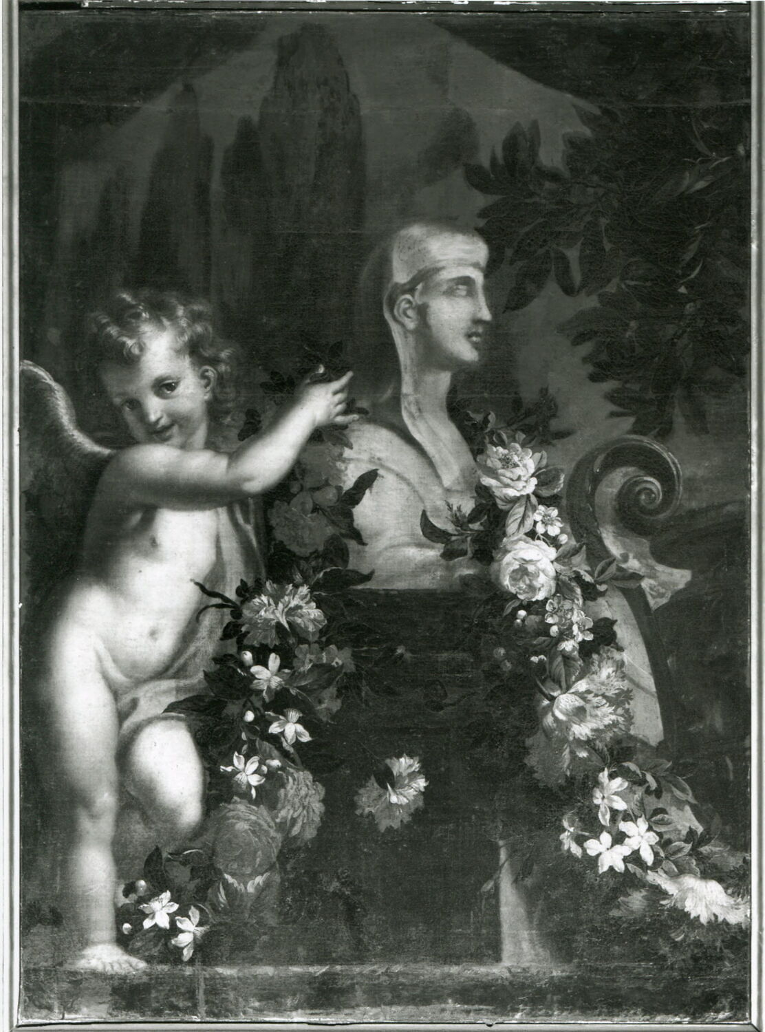 Un Amour montrant une figure égyptienne, Damoiselet, Florentin, XVIIe siècle (1600 - 1700)
