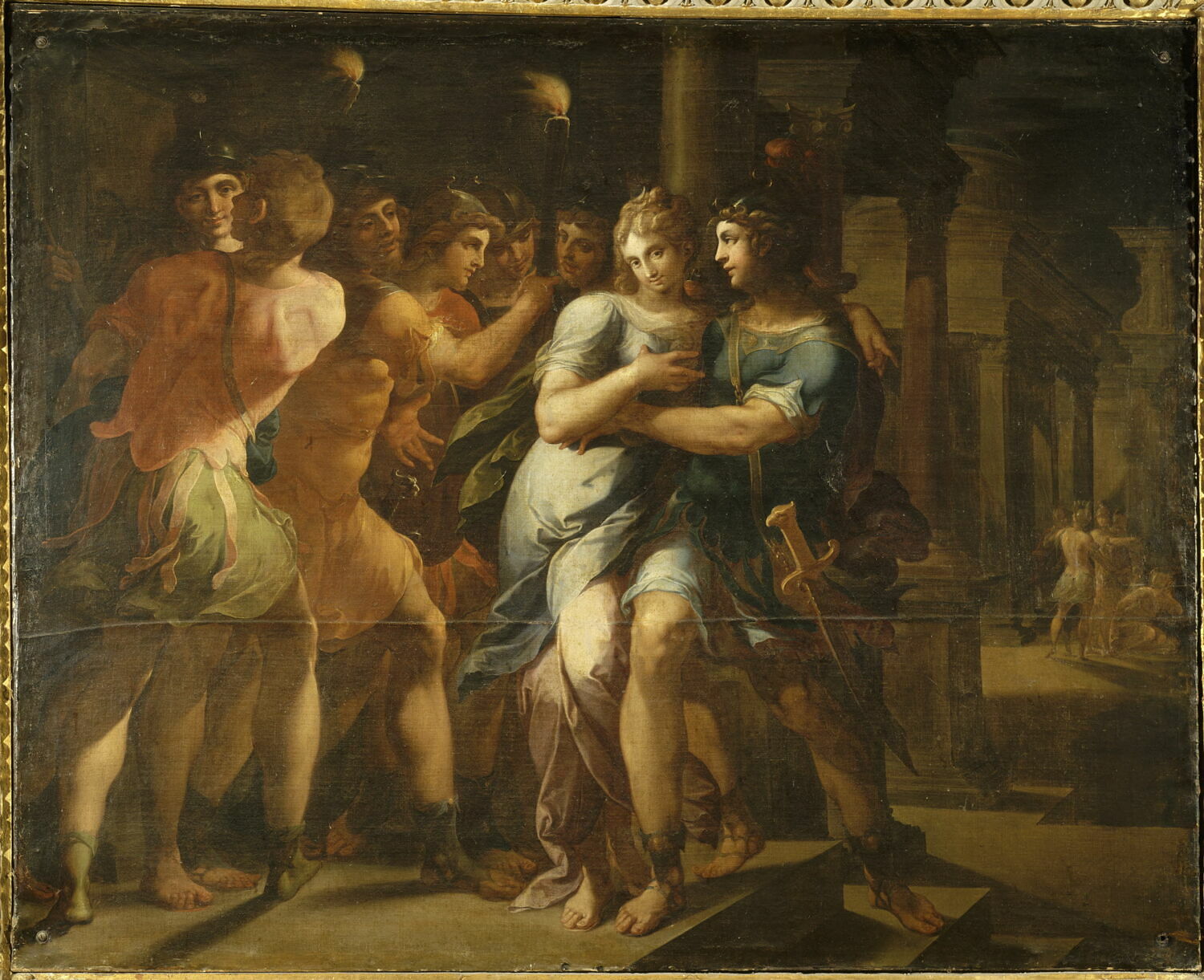 Enlèvement de Chariclée par Théagène, Dubois, Ambroise, XVIe siècle (1500 - 1600)