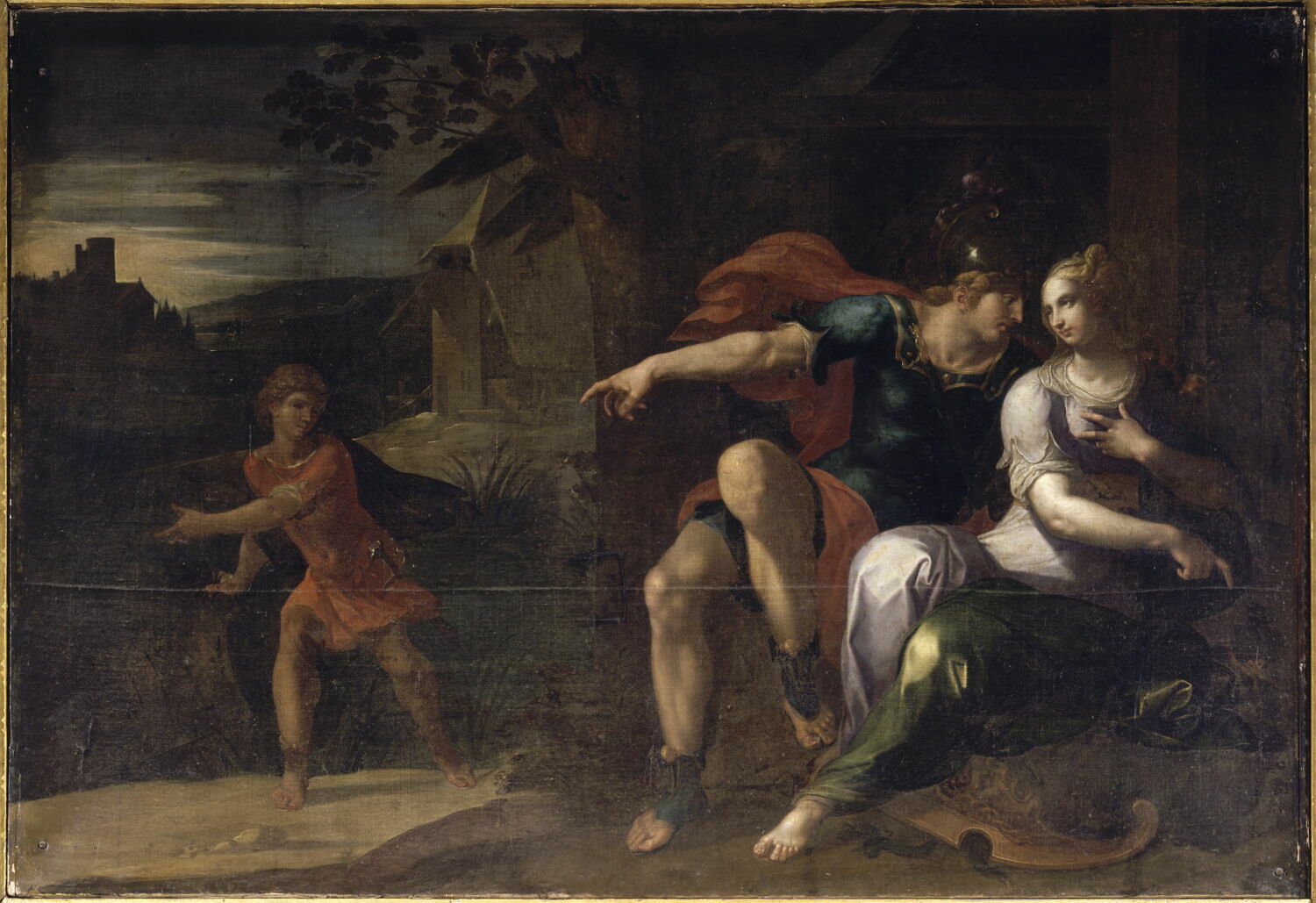 Théagène et Chariclée surpris dans l'île des Pâtres, Dubois, Ambroise, XVIe siècle (1500 - 1600)