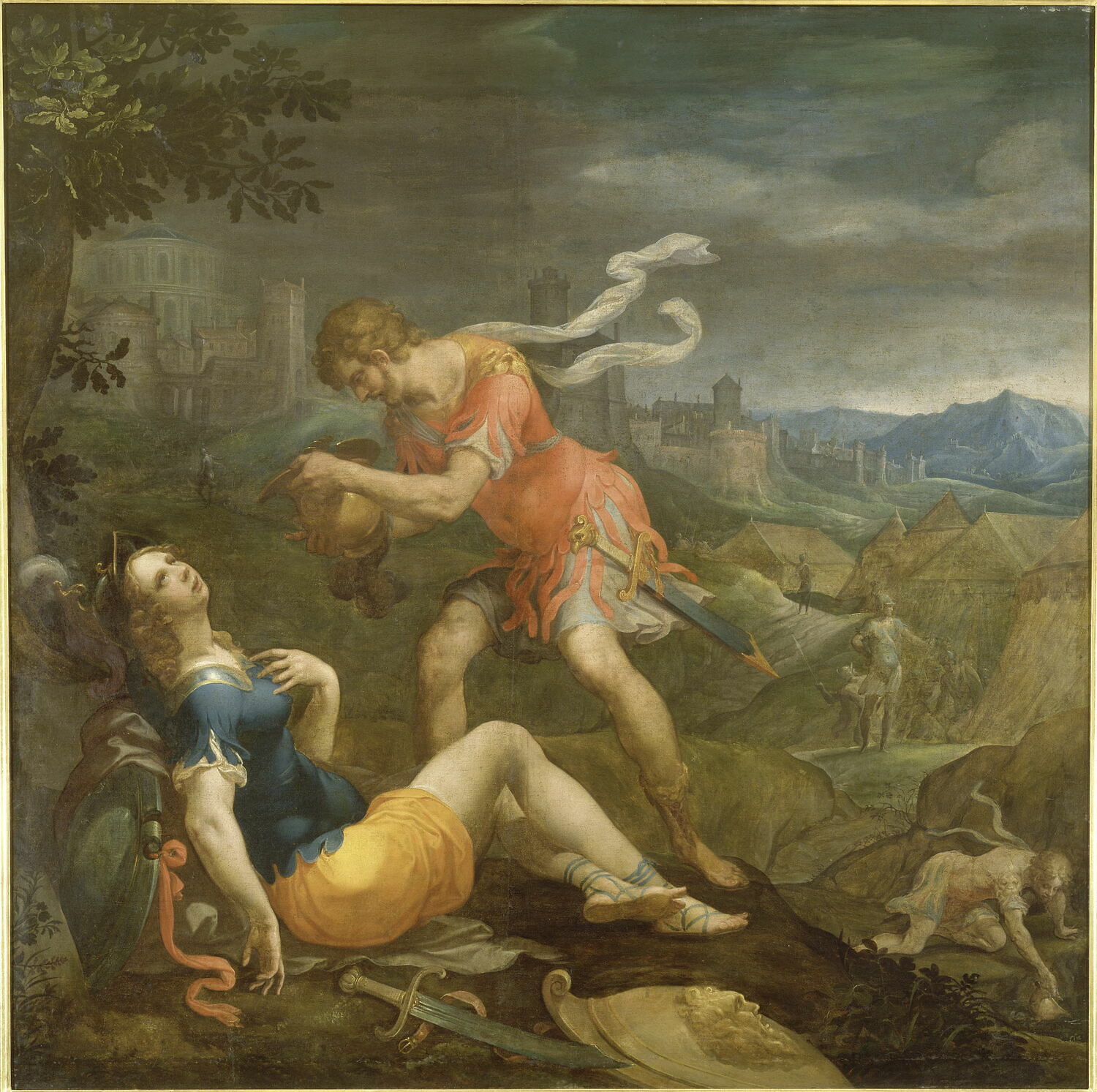 Le Baptême de Clorinde, Dubois, Ambroise, XVIe siècle (1500 - 1600)