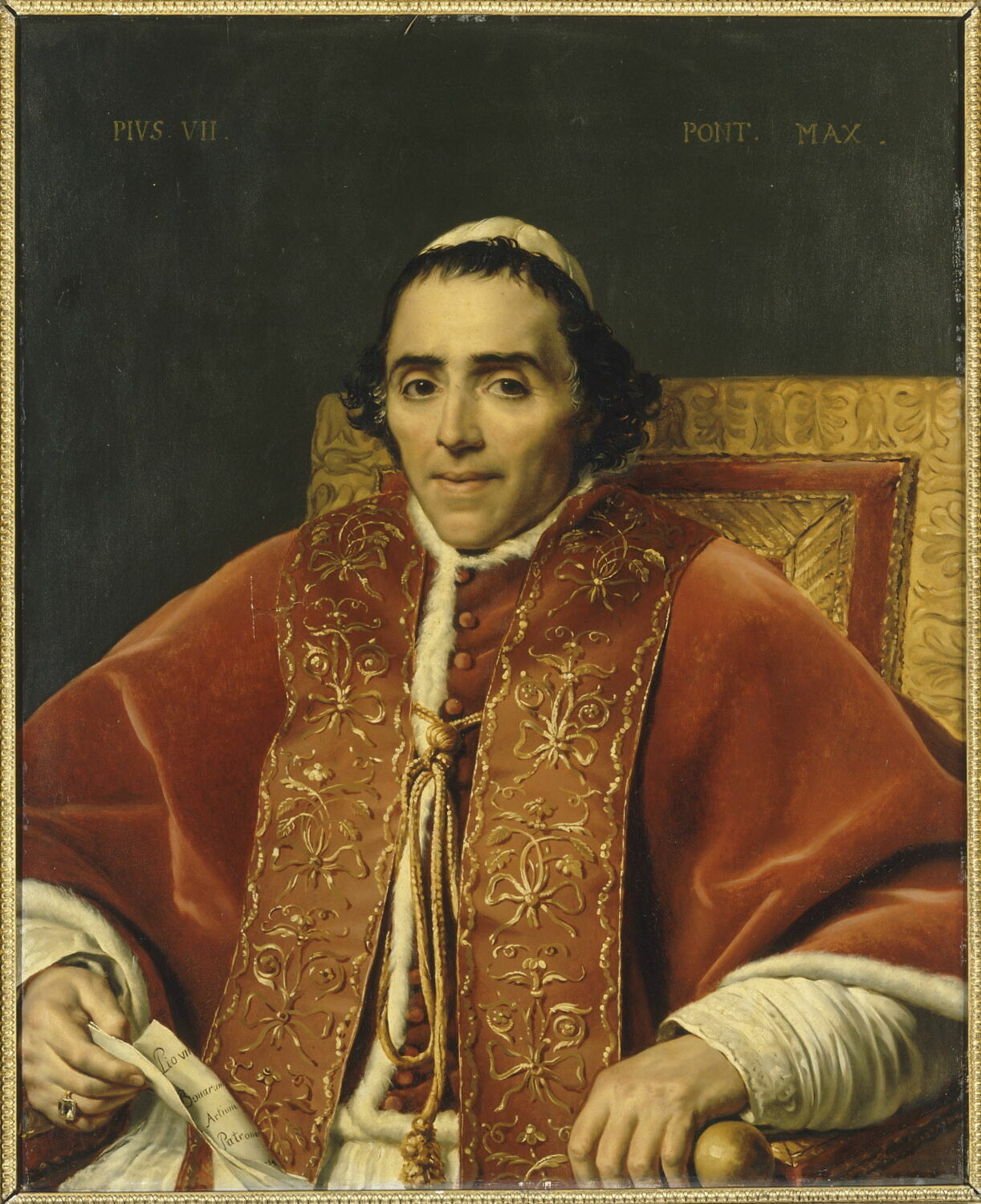 Portrait du pape Pie VII, Жак Луи Давид, первая четверть XIX века (1805)