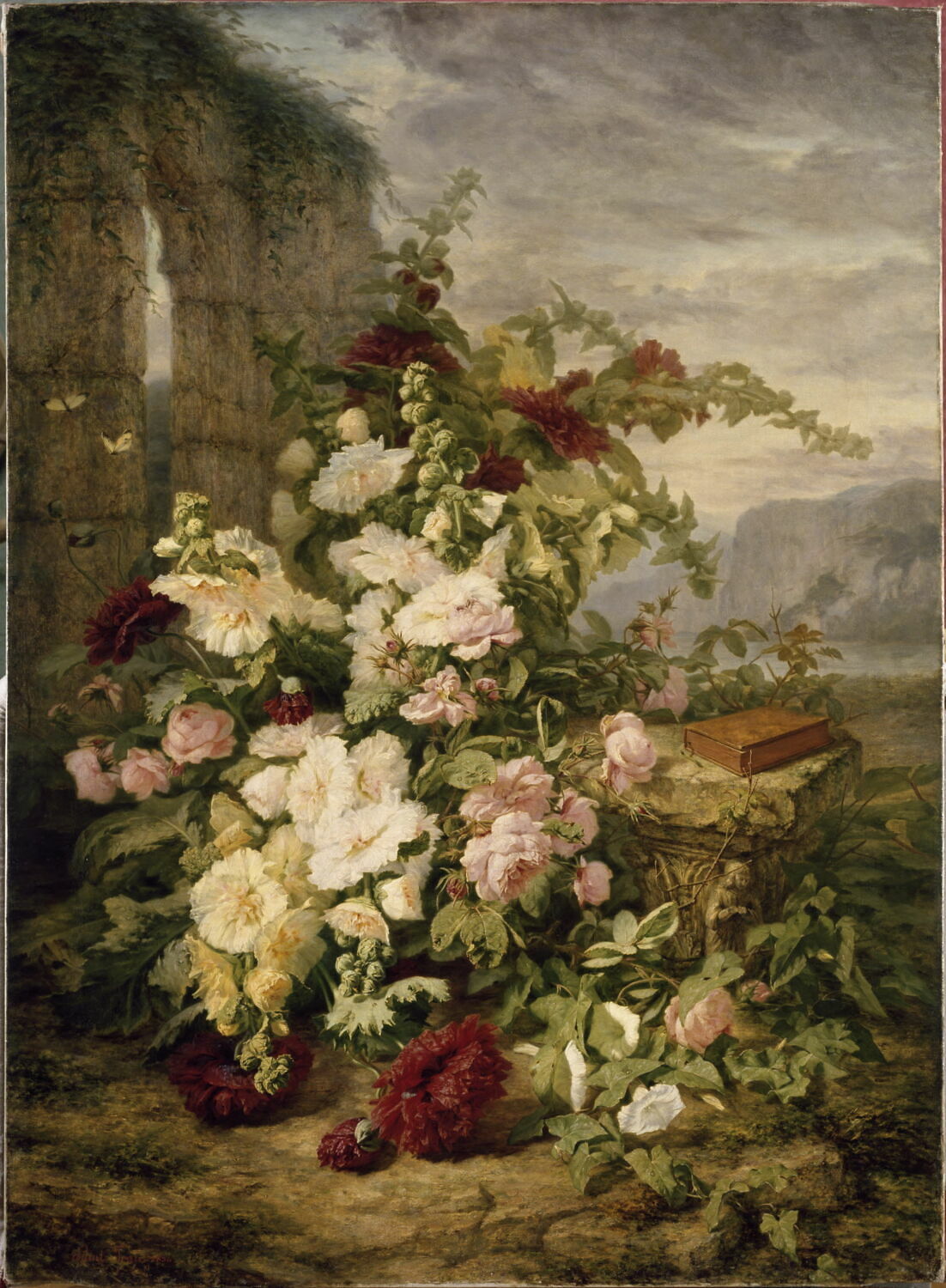 Les Fleurs dans les ruines, Saint-Jean, Simon, XIXe siècle (1800 - 1900)