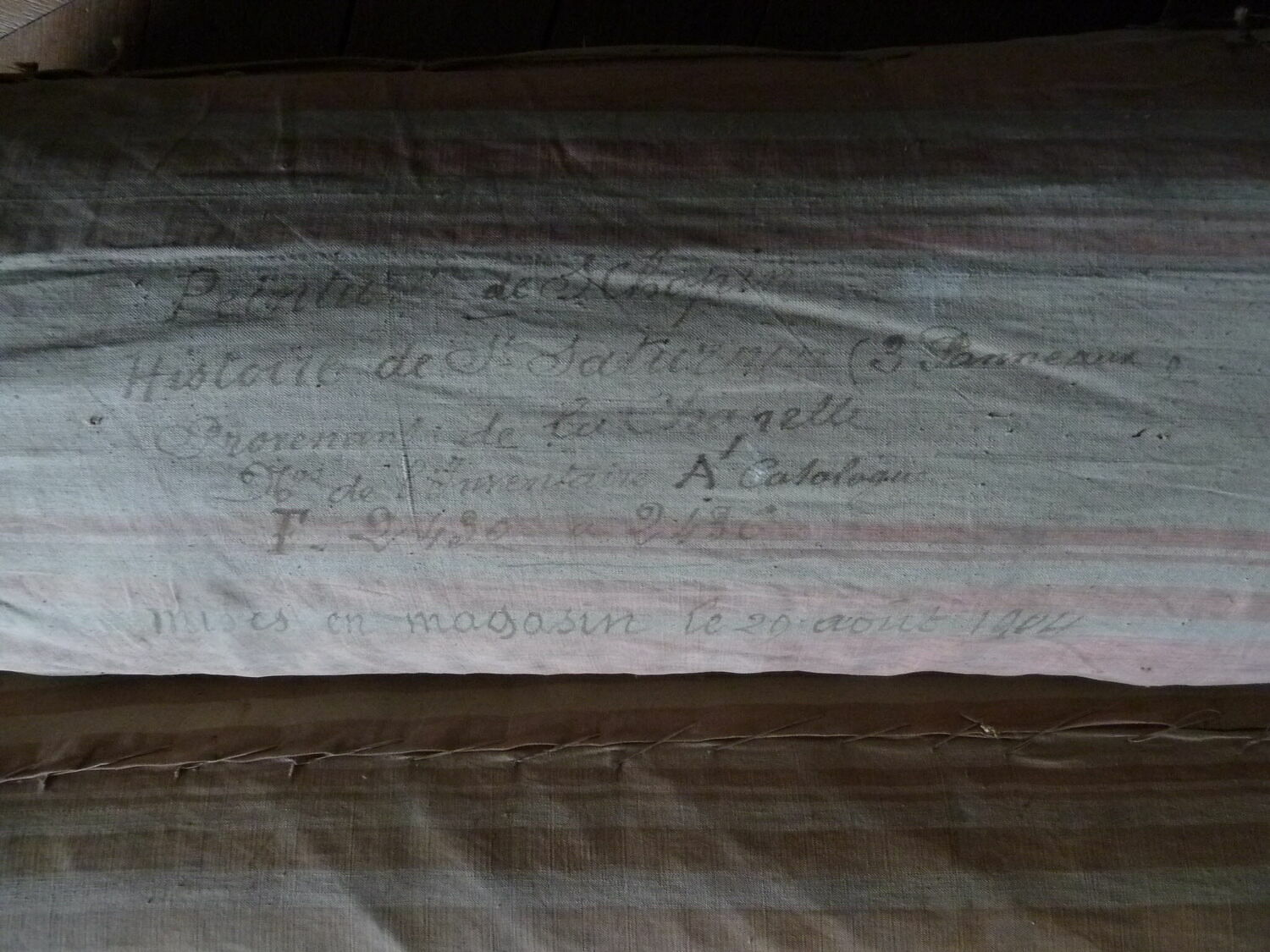 Saint Saturnin, traîné devant la tribune où siègent le proconsul et le grand prêtre refuse de sacrifier à Jupiter, Schopin, Frédéric Henri, 3e quart du XIXe siècle (1864)