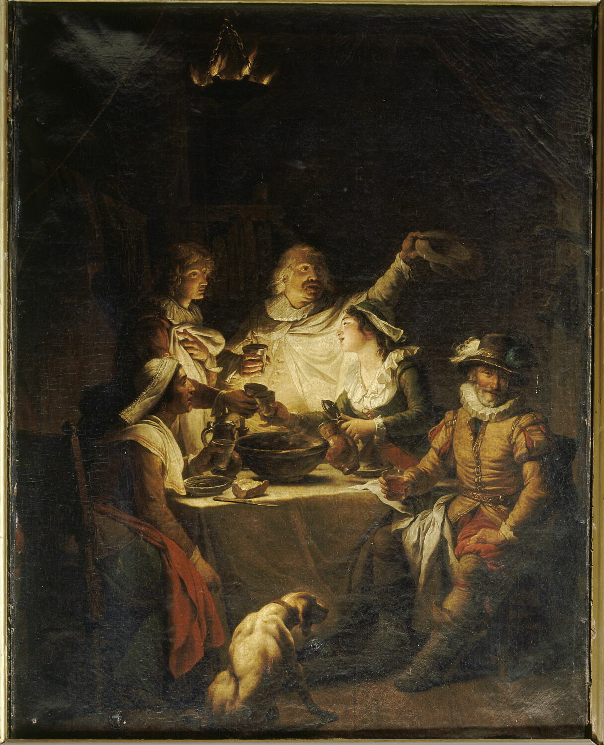 Henri IV à Lieusaint chez le meunier Michau, Vincent, François-André, XVIIIe siècle (1700 - 1800)