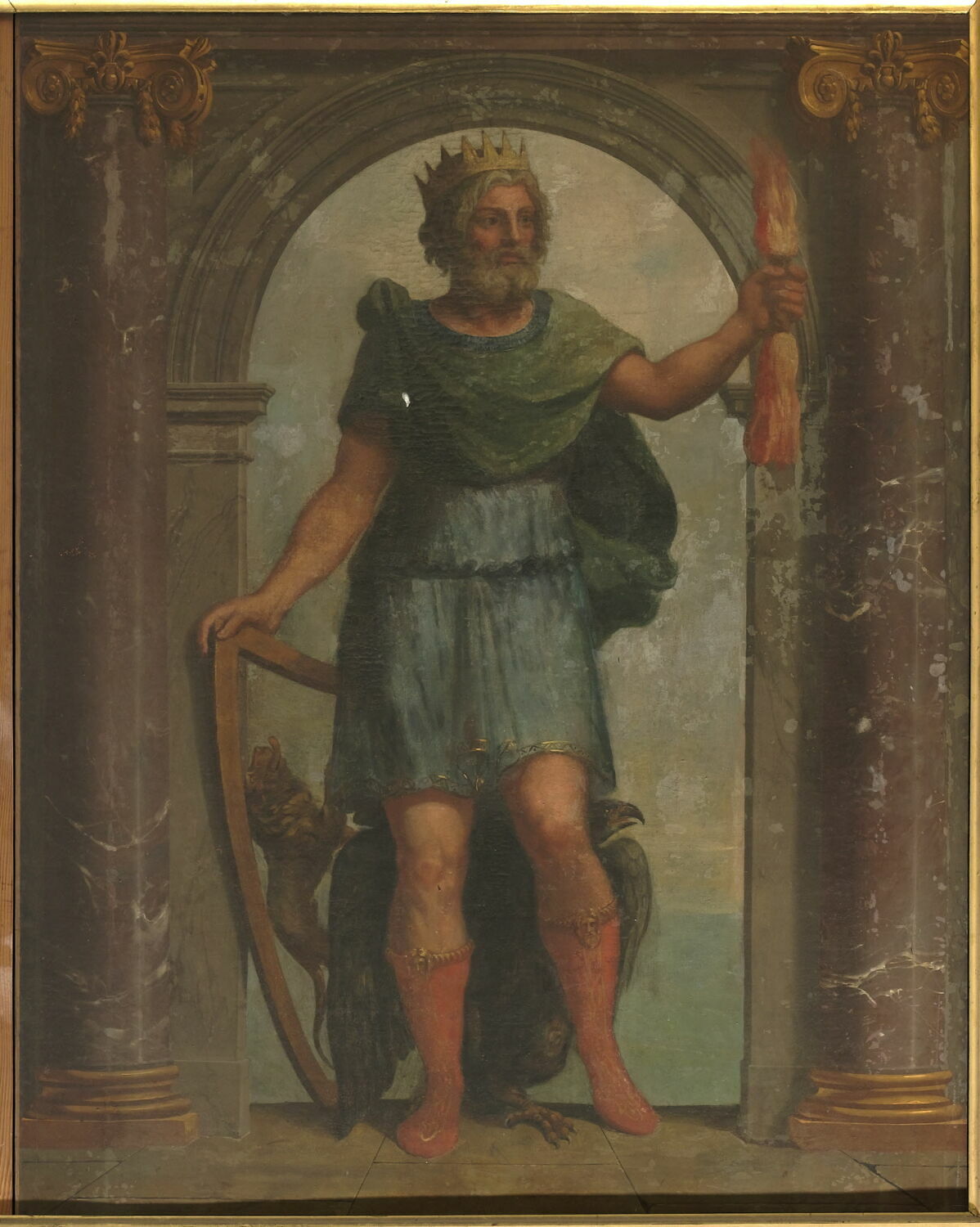 Jupiter avec le signe du lion ; Juillet, Verdier, François, XVIIe siècle (1600 - 1700)