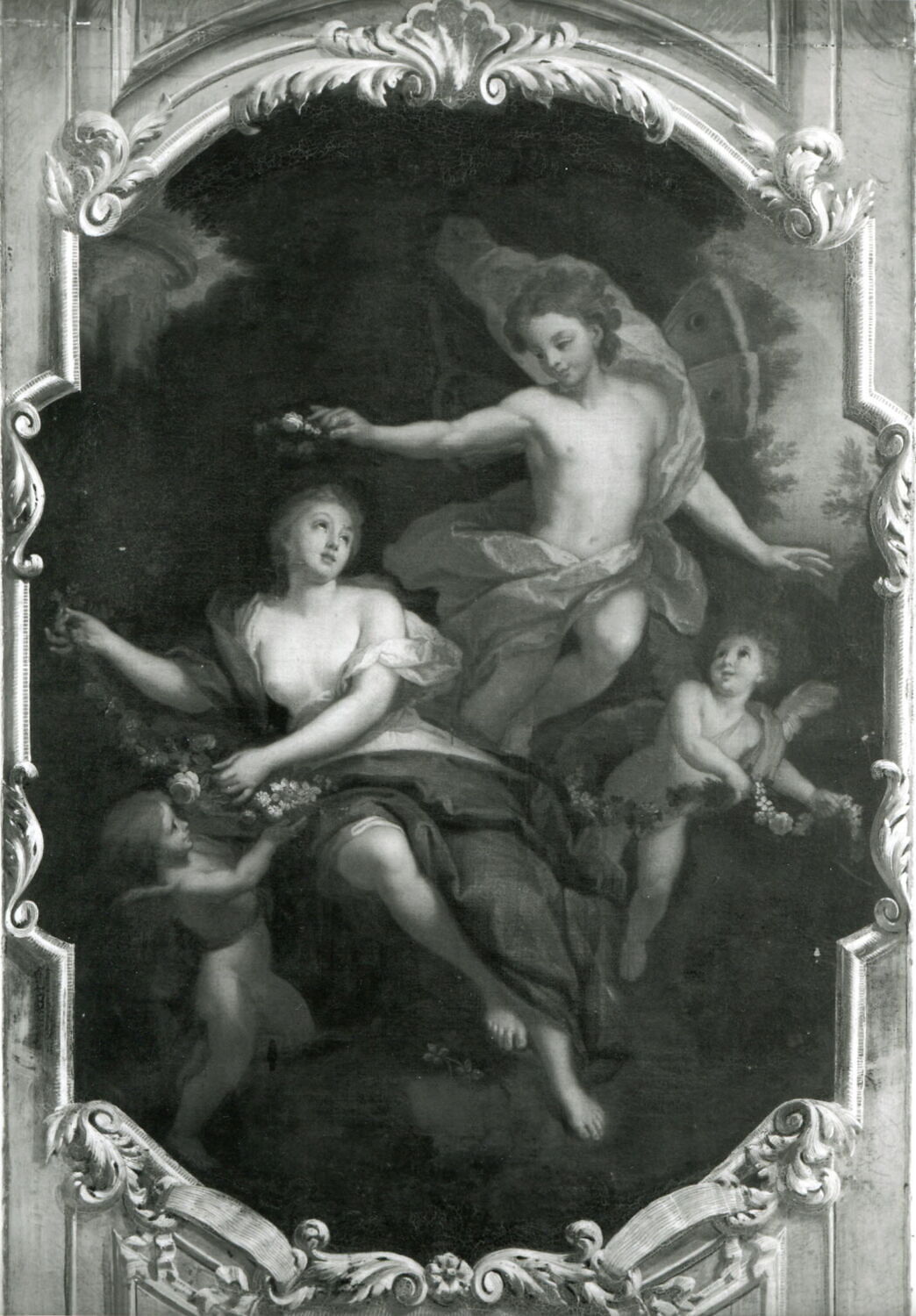 Flore et Zéphire, Boullogne, Louis II de, dit Le Jeune, XVIIe siècle (1600 - 1700)