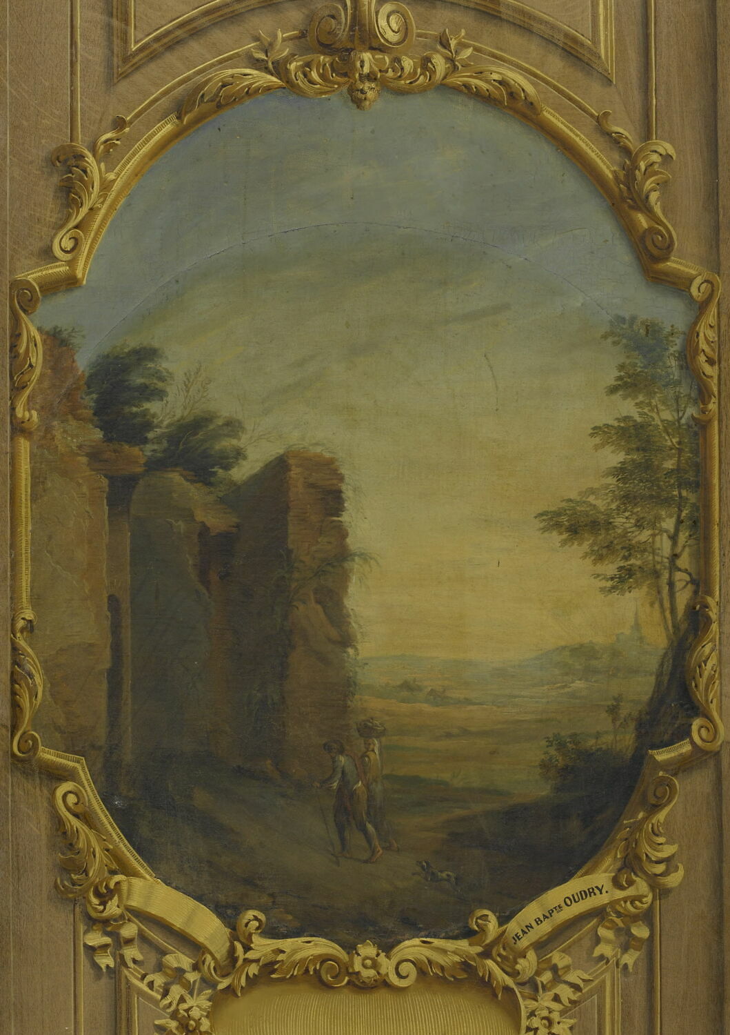 Paysage avec ruines, Anonyme, XVIIIe siècle (1700 - 1800)