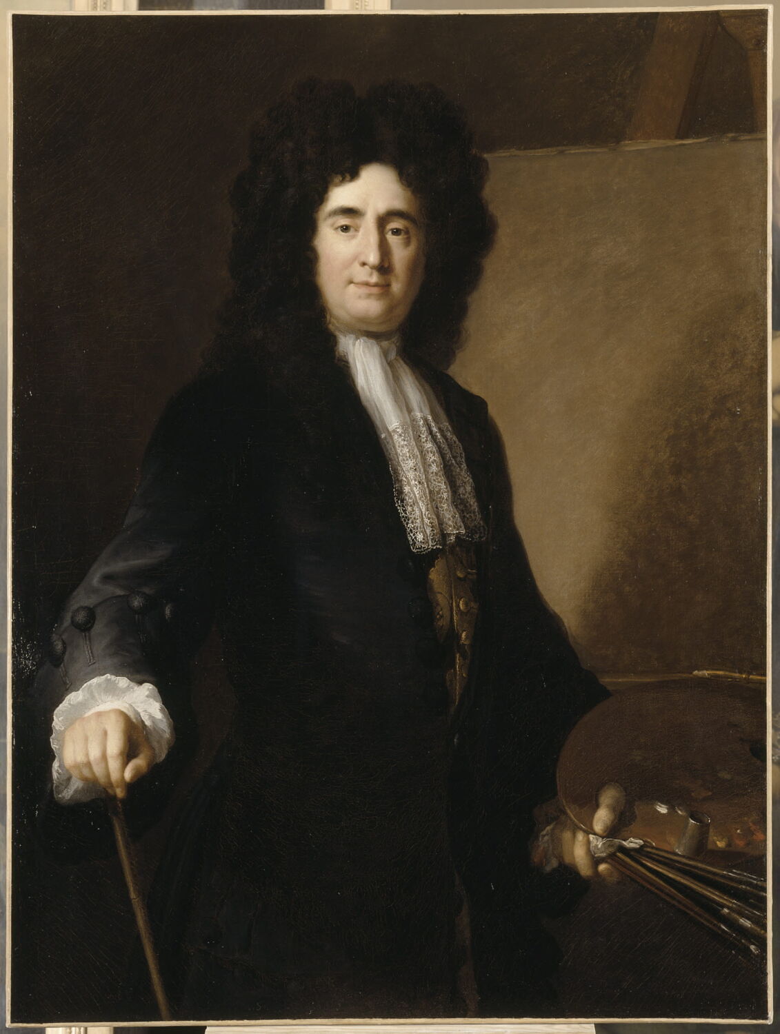 Portrait du peintre François de Troy (1654-1730), Belle, Alexis Simon, 1e quart du XVIIIe siècle (1703)
