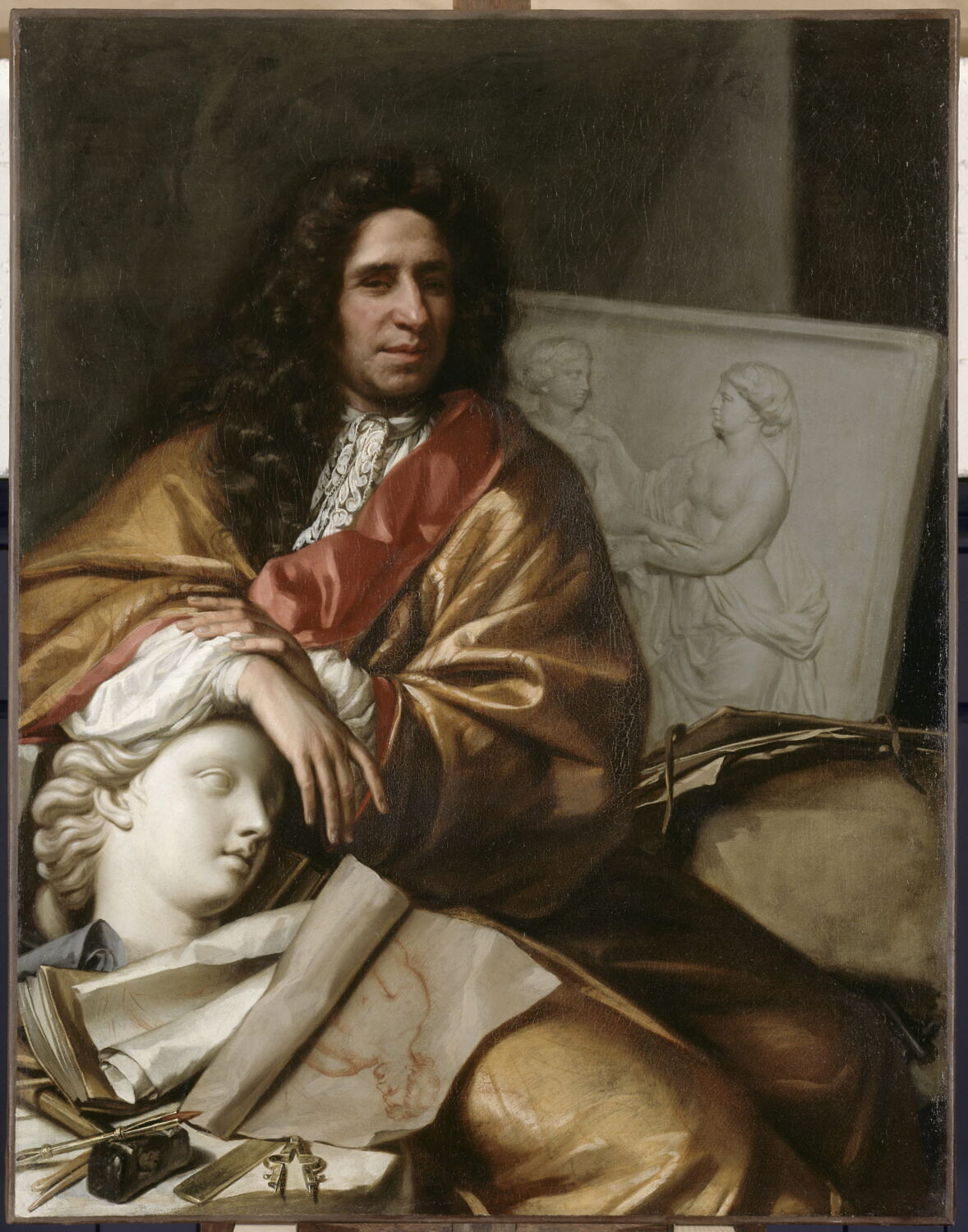 Portrait du sculpteur Jacques Buirette (1631-1699), Benoist, Antoine, 4e quart du XVIIe siècle (1681)