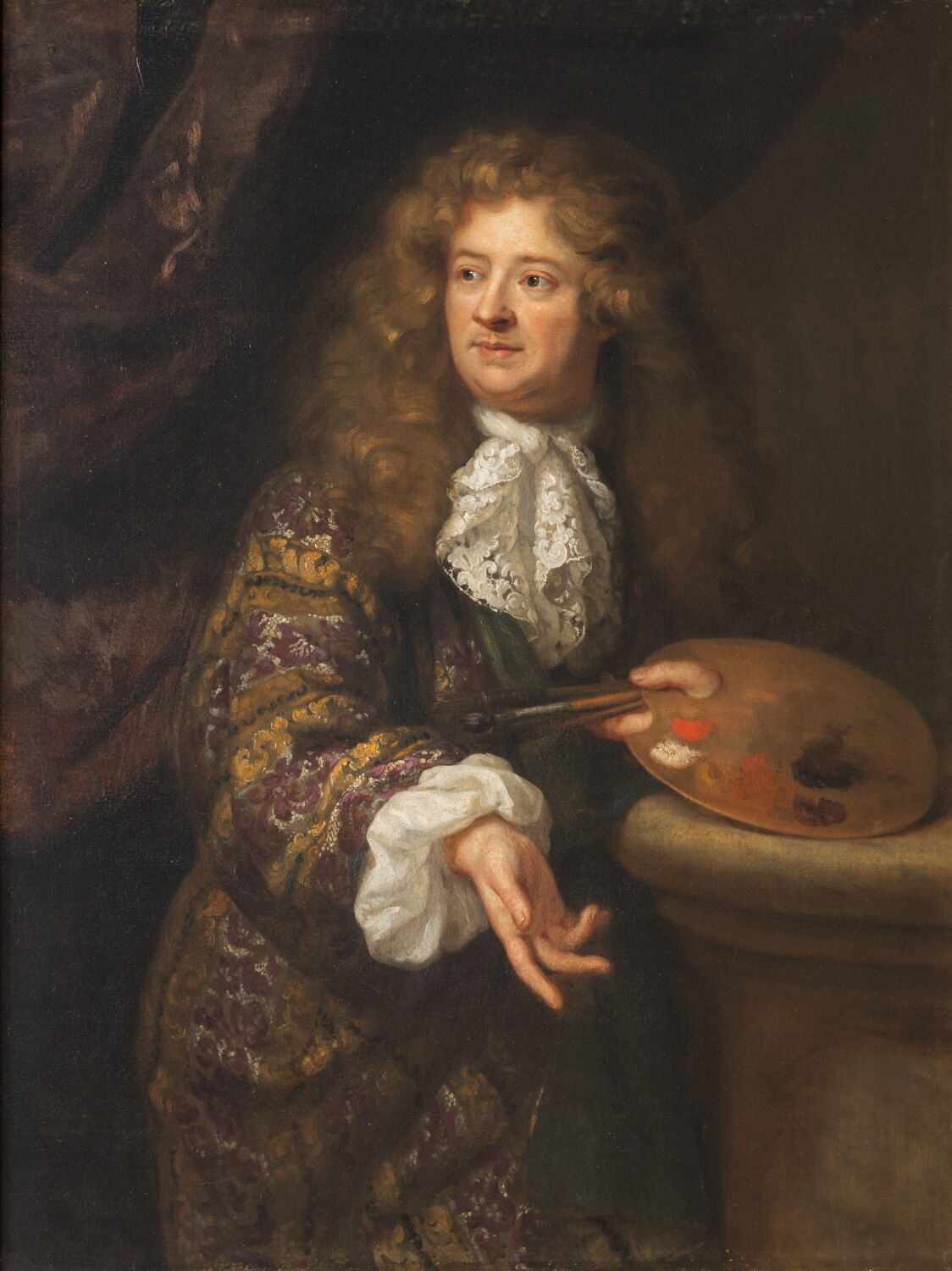Portrait du peintre d'histoire Pierre de Sève (1623-1695), Gascard, Henri, XVIIe siècle (1680)
