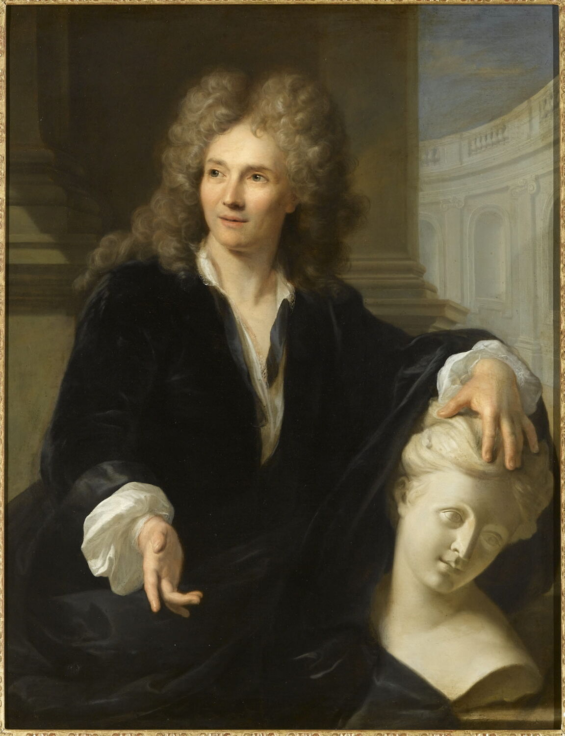Portrait du sculpteur Corneille van Cleve (1645-1732), Gobert, Pierre, Début du XVIIIe siècle (1701)