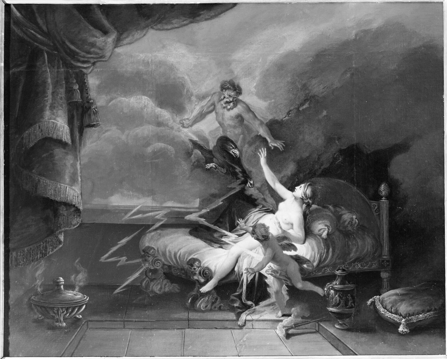 Jupiter et Sémélé, Bertin, Nicolas, XVIIIe siècle (1700 - 1800)