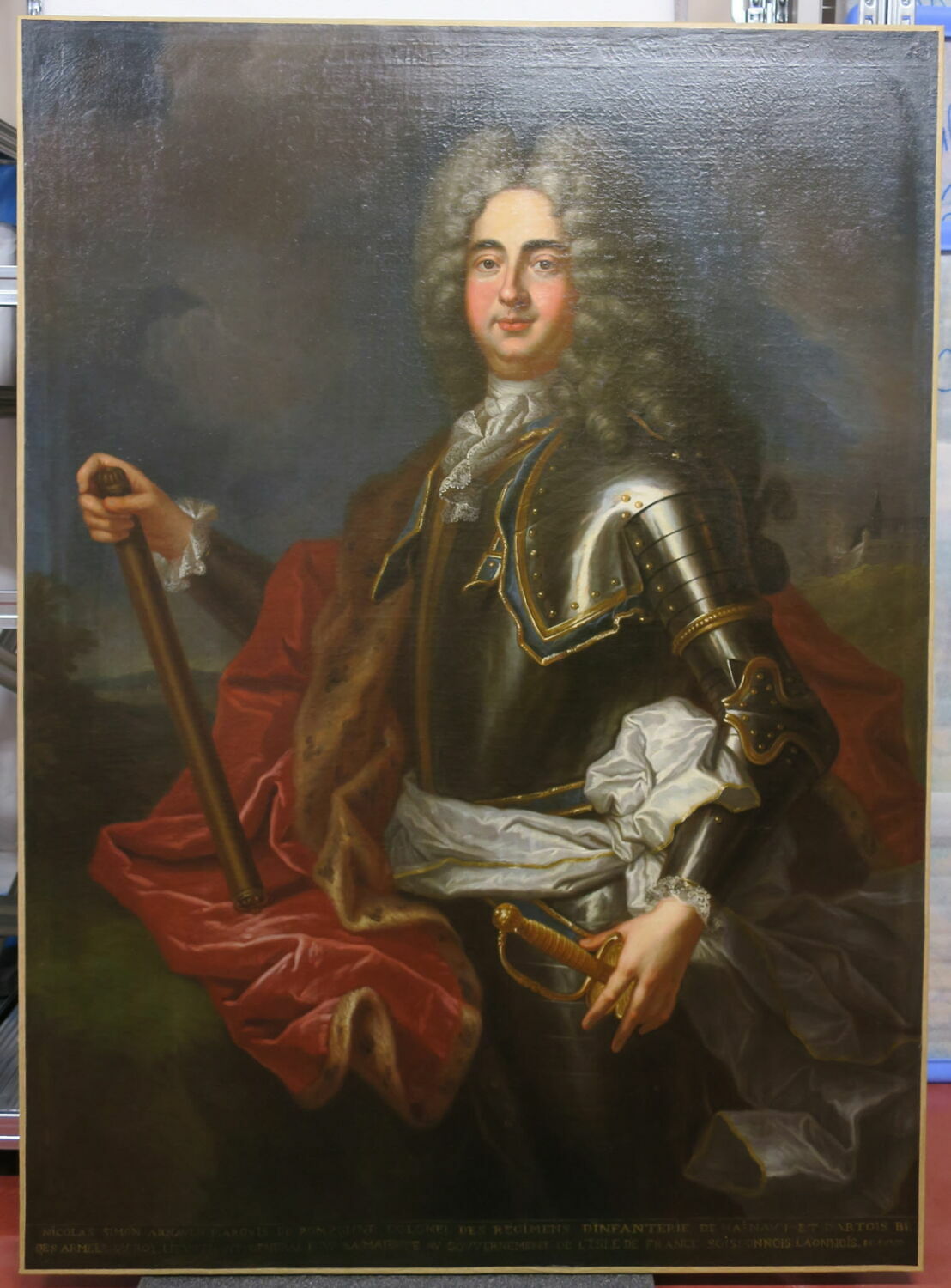 Portrait d'homme avec une cuirasse, Anonyme, Inconnu (0 - 2025)
