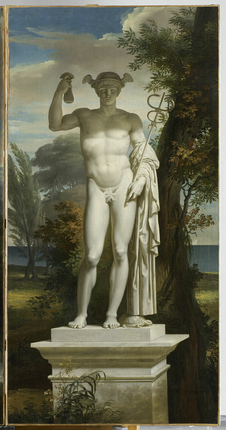 Statue de Mercure, Meynier, Charles, 4e quart du XVIIIe siècle (An 3) (1794 - 1795)