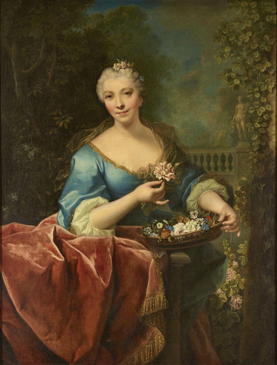 Portrait dit de Mme Titon de Coigny, Raoux, Jean, 1e quart du XVIIIe siècle (vers 1723)