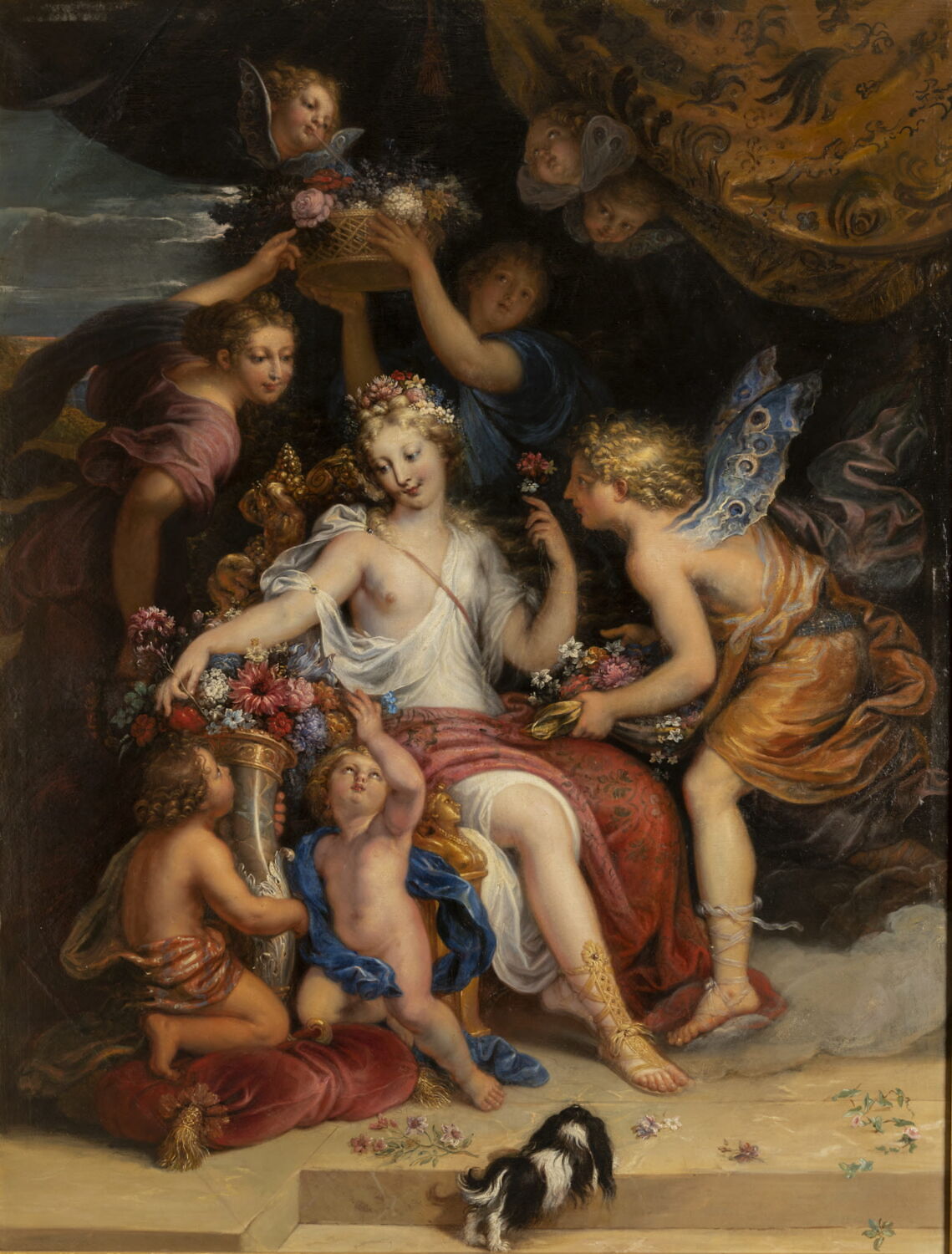 Zéphire et Flore, Corneille, Michel II, Fin du XVIIe siècle (vers 1668)