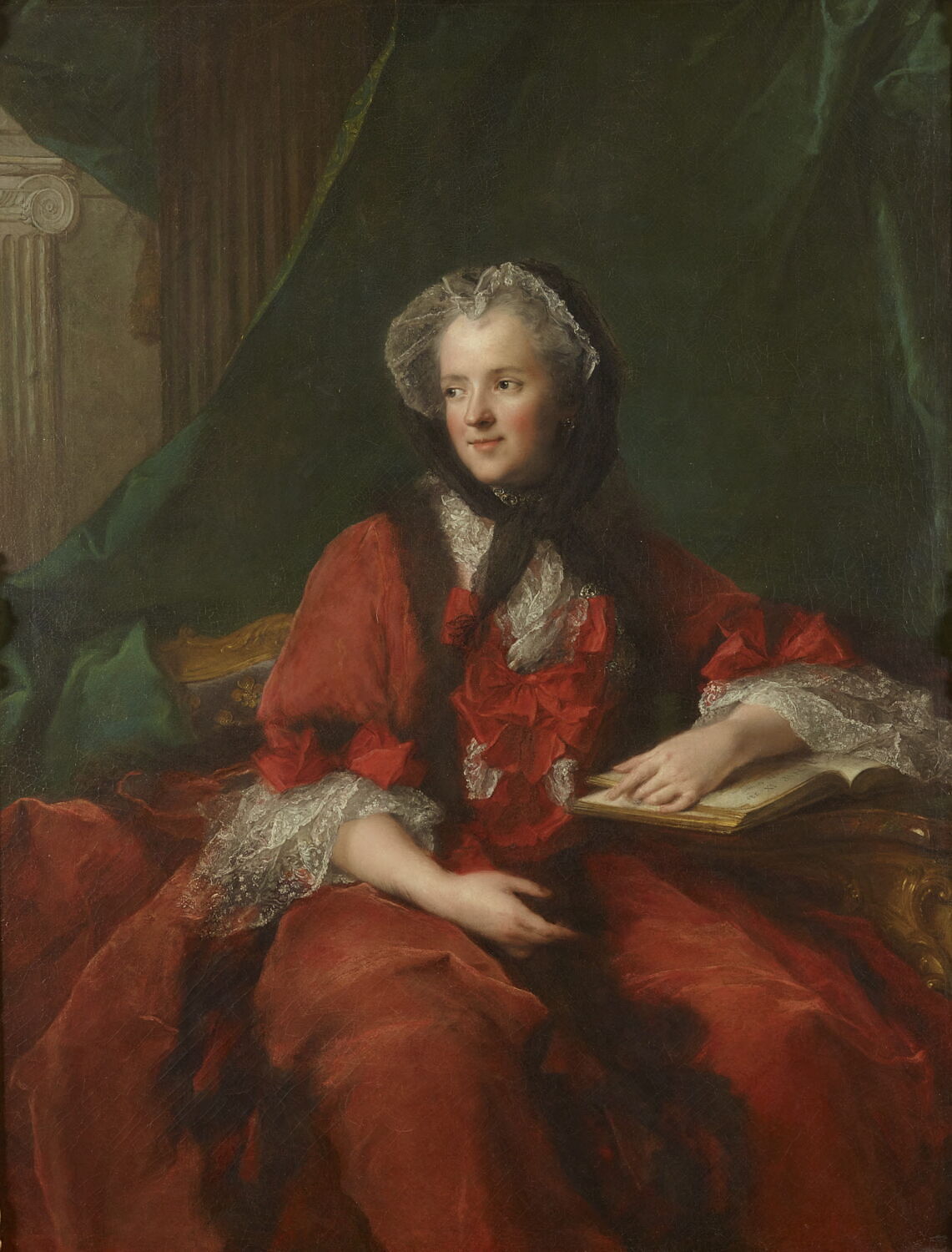 Portrait de la Reine Marie Leczinska, Жан-Марк Натье, середина XVIII века (1748)