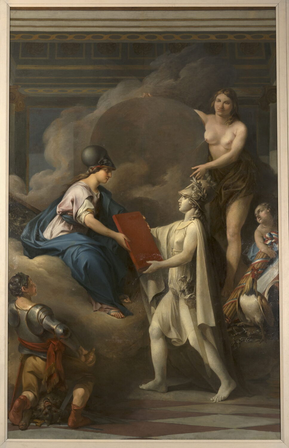 Allégorie de la République ; L'Histoire écrit sur les annales de la République, Belle, Clément, 4e quart du XVIIIe siècle (1788 - 1794)