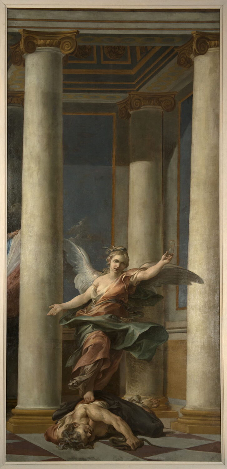 Allégorie de la République ; La Vigilance foule aux pieds l'Envie, Belle, Clément, 4e quart du XVIIIe siècle (1788 - 1794)