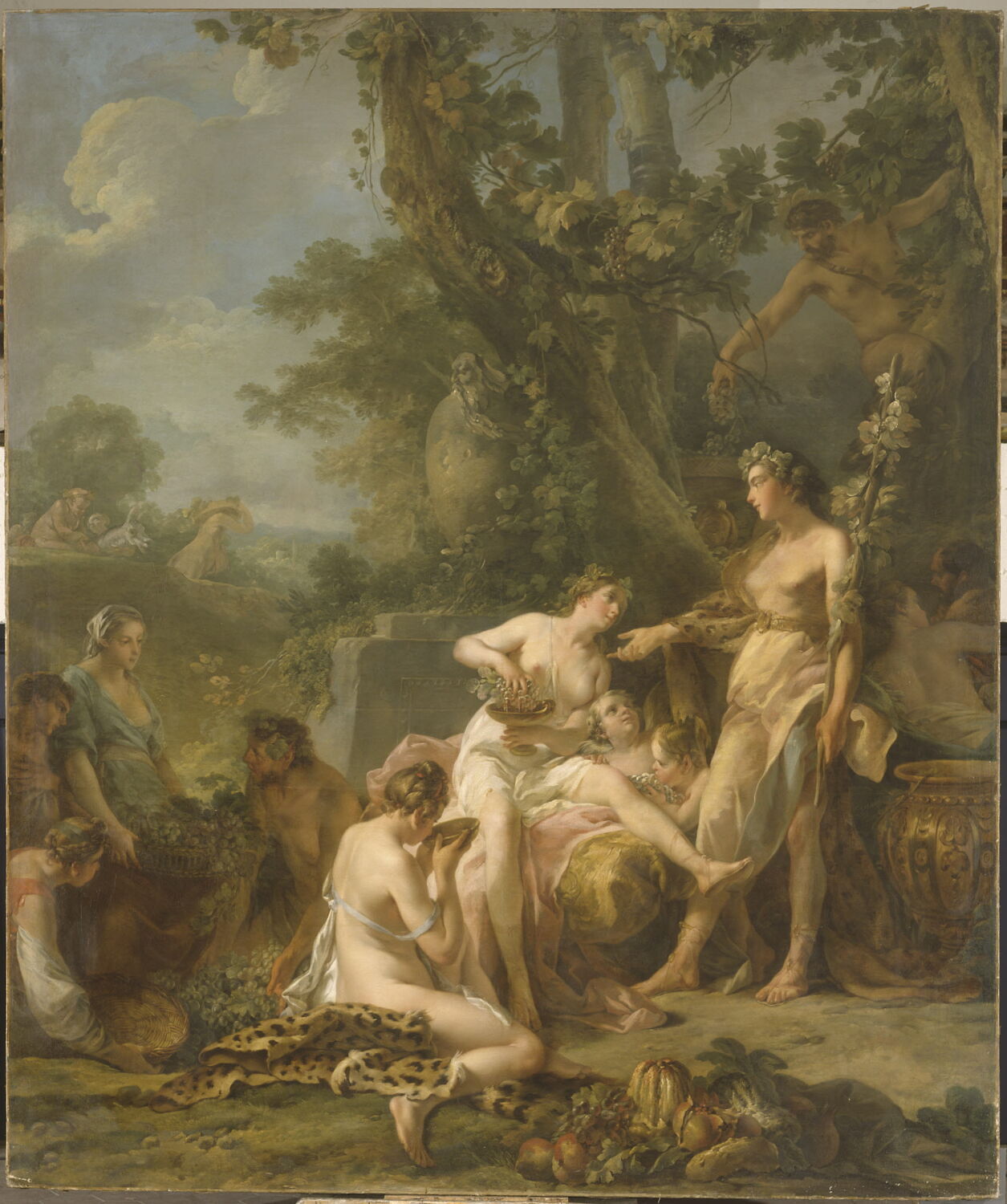 Les Vendanges ou Le Triomphe de Bacchus, Pierre, Jean-Baptiste-Marie, 3e tiers du XVIIIe siècle (après 1768)