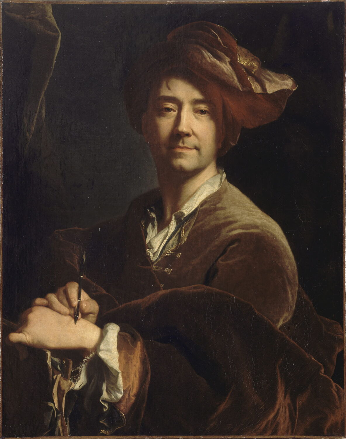 Autoportrait, Rigaud, Hyacinthe, Fin du XVIIe siècle - début du XVIIIè siècle (1692 - 1711)