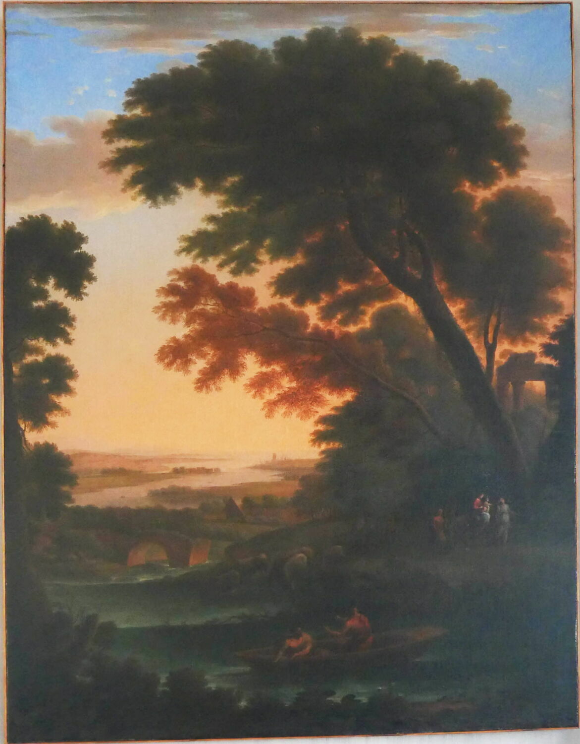 La Fuite en Égypte : paysage historique, Gellée, Claude, XVIIe siècle (1600 - 1700)