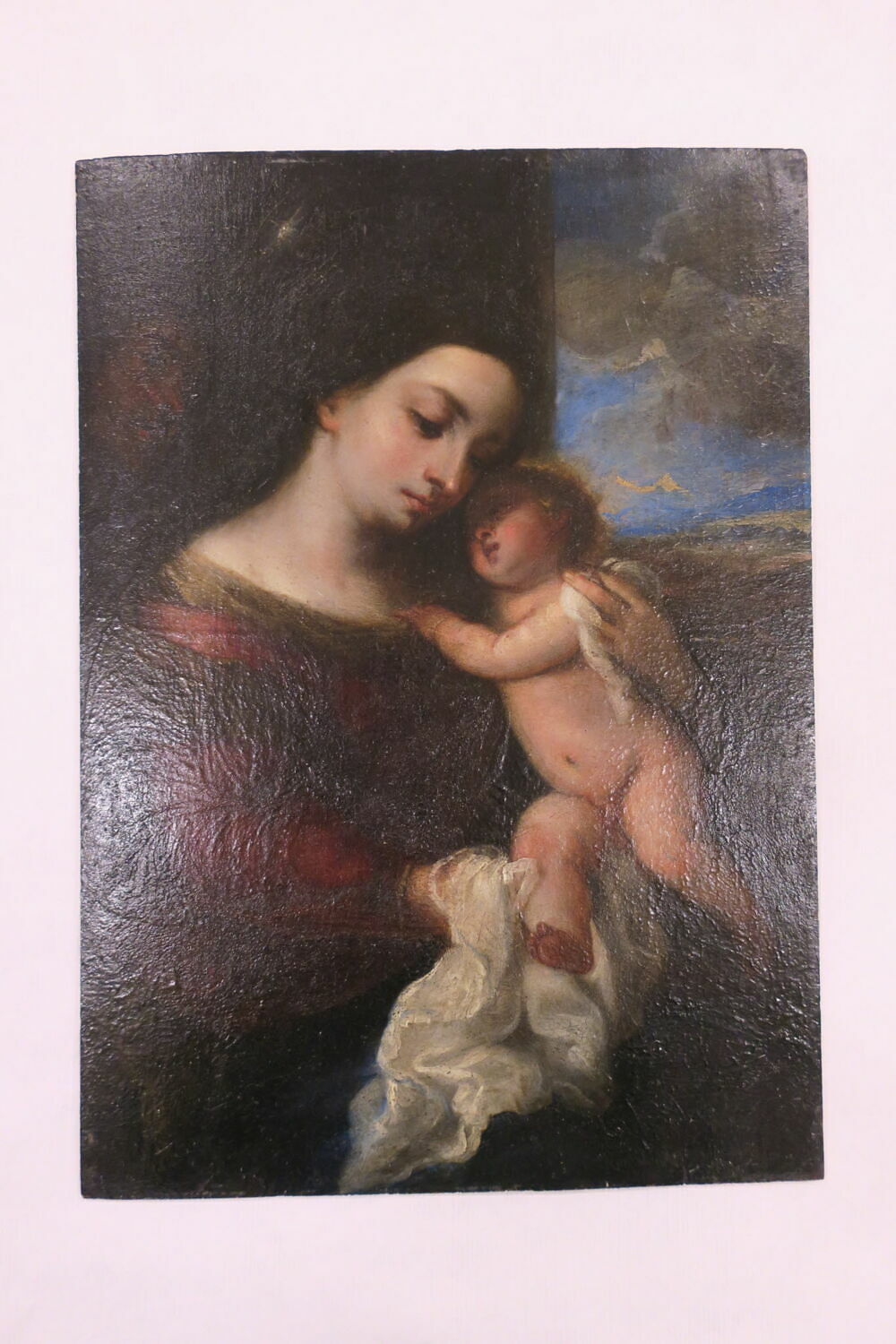 Vierge à l'Enfant, Martínez del Mazo, Juan Bautista, XVIIe siècle (1600 - 1700)