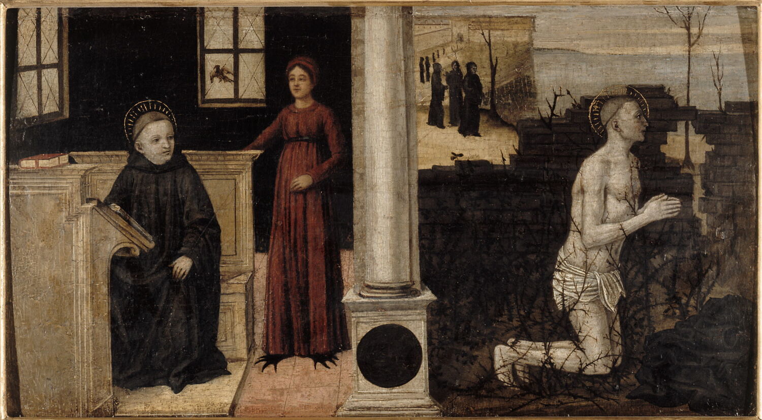 La Tentation de saint Benoît, Bergognone, XVIe siècle (1500 - 1600)