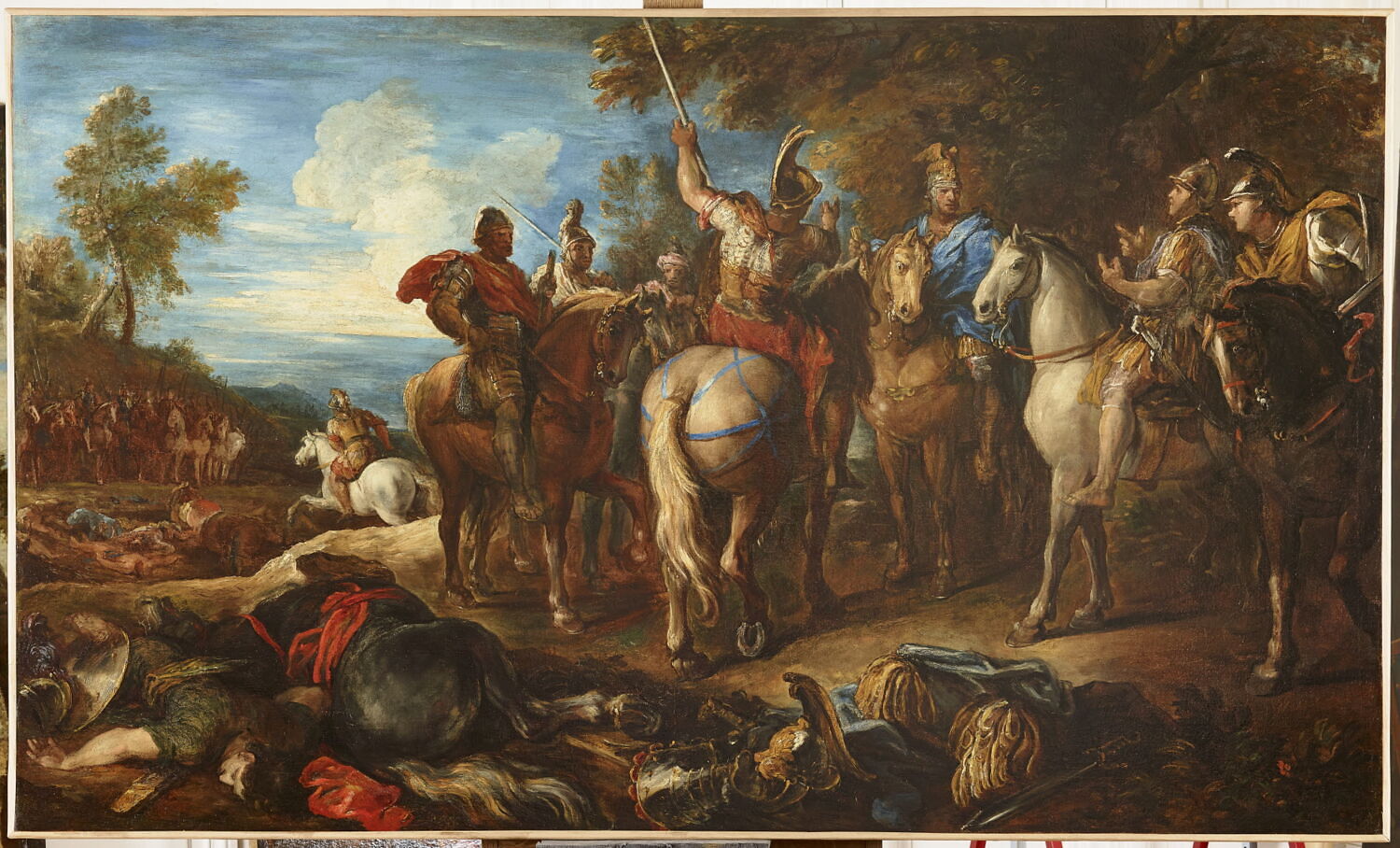 Conseil de guerre à cheval, Parrocel, Joseph, XVIIe siècle (1600 - 1700)