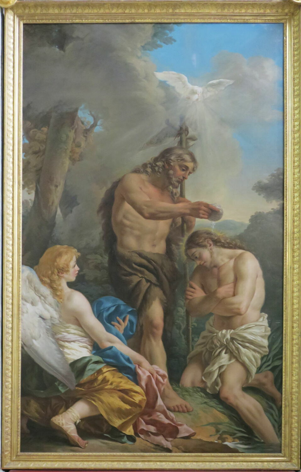 Baptême du Christ, Lagrenée, Jean-Jacques, 3e quart du XVIIIe siècle (1763)