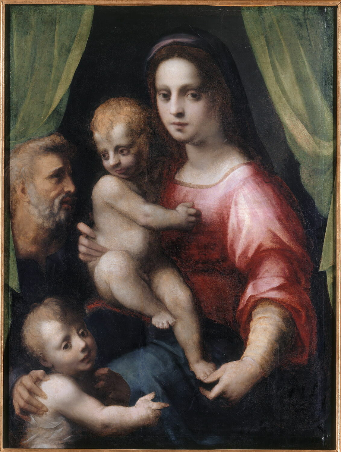 La Sainte famille, Puligo, Domenico, XVIe siècle (1500 - 1600)