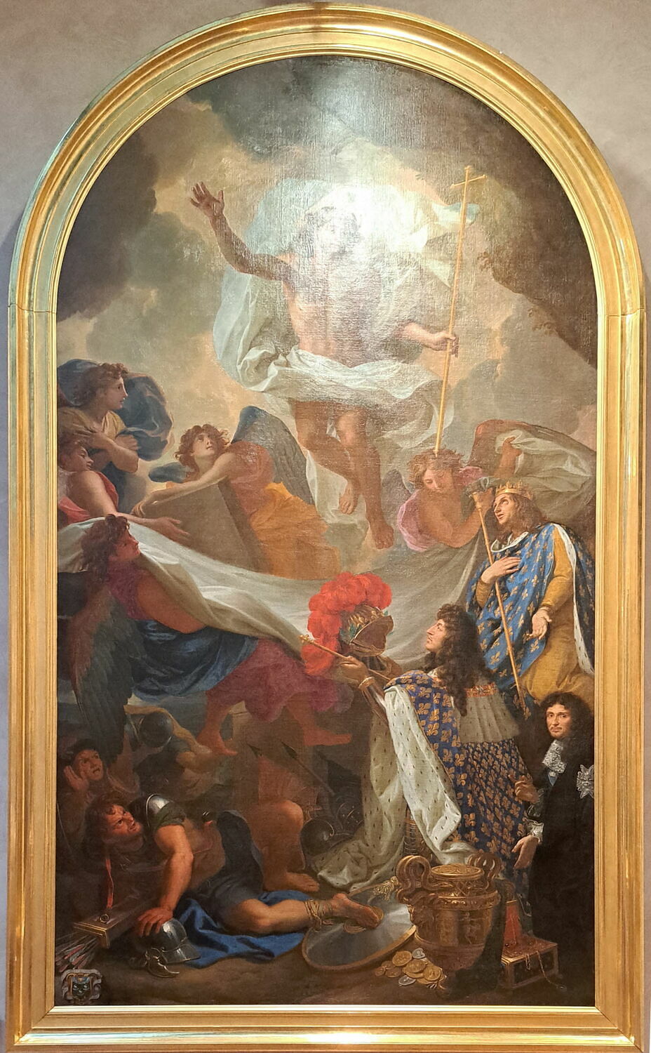 Actions de grâce de Louis XIV ou La Résurrection du Christ, Шарль Лебрен, вторая половина XVII века (ок. 1674–1676)