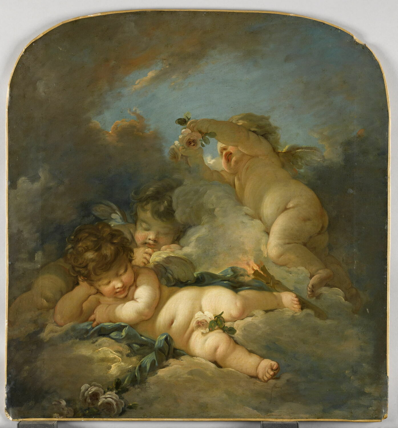 Le Sommeil des Amours., Франсуа Буше, первая половина XVIII века (1739)