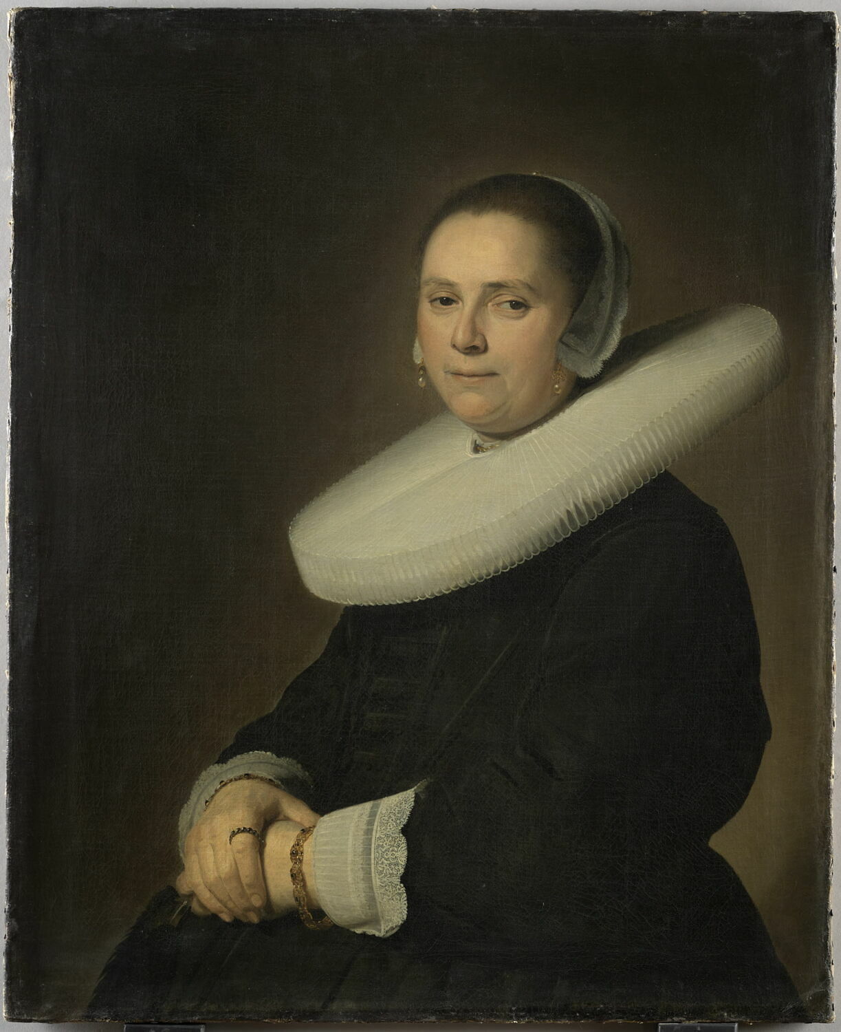 Portrait d'une femme d'âge mûr, Verspronck, Johannes Cornelisz., 2e quart du XVIIe siècle (vers 1640 - 1650)