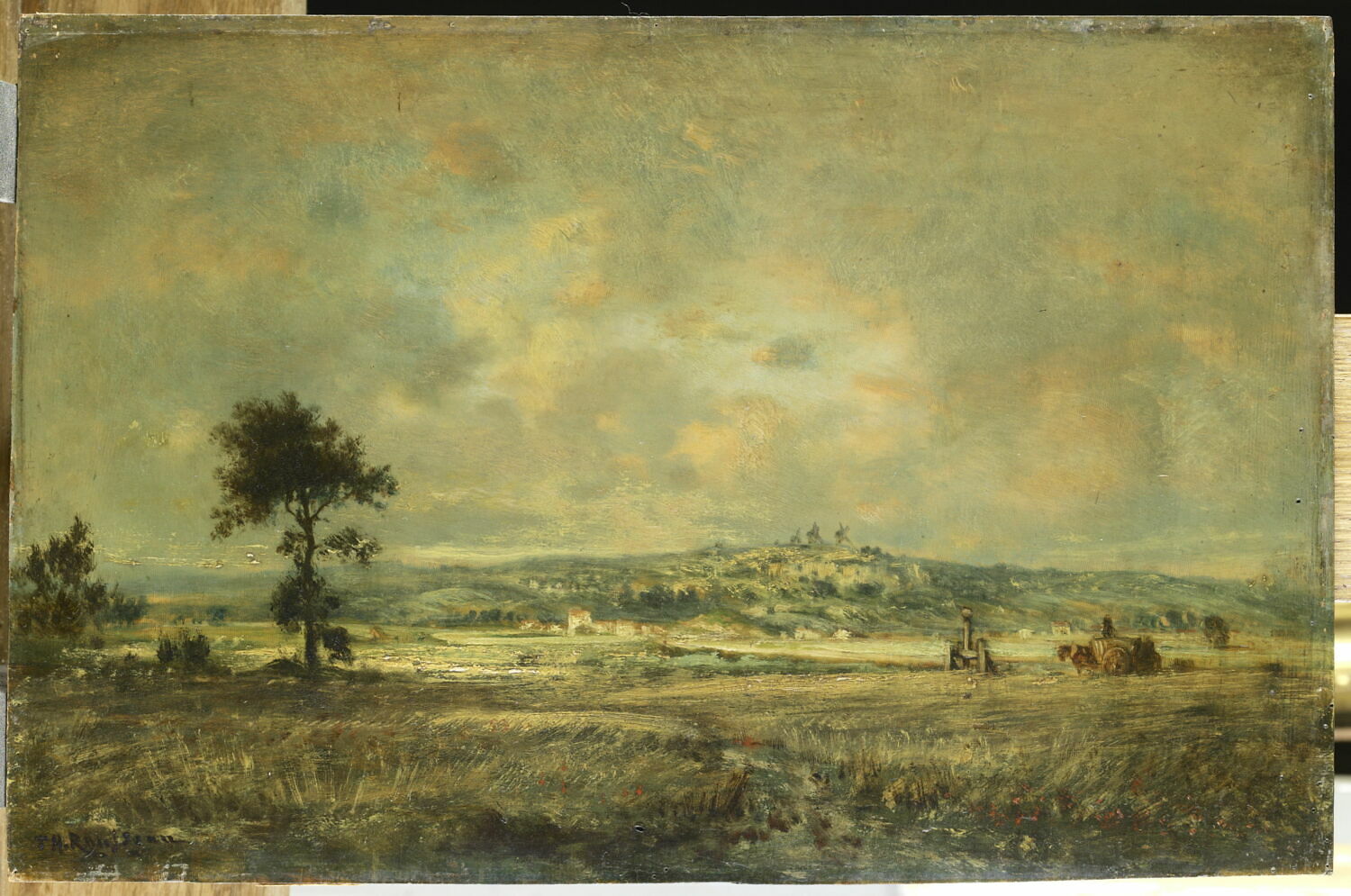 Vue de la plaine de Montmartre; effet d'orage, Rousseau, Théodore, 2e quart du XIXe siècle (1825 - 1850)