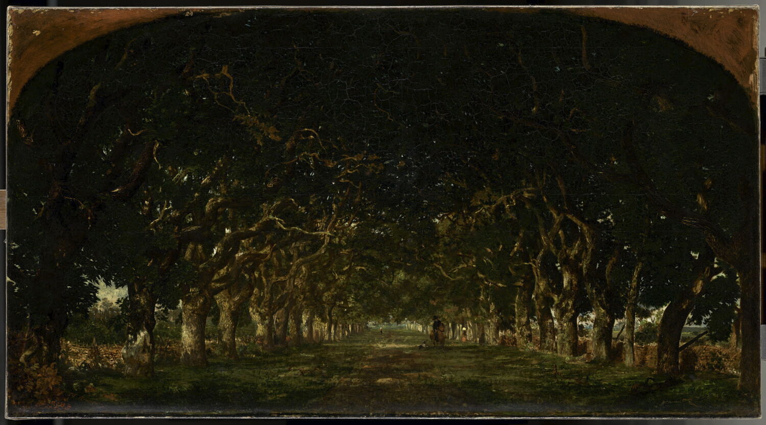 L'allée des châtaigniers, Rousseau, Théodore, 2e quart du XIXe siècle (1825 - 1850)