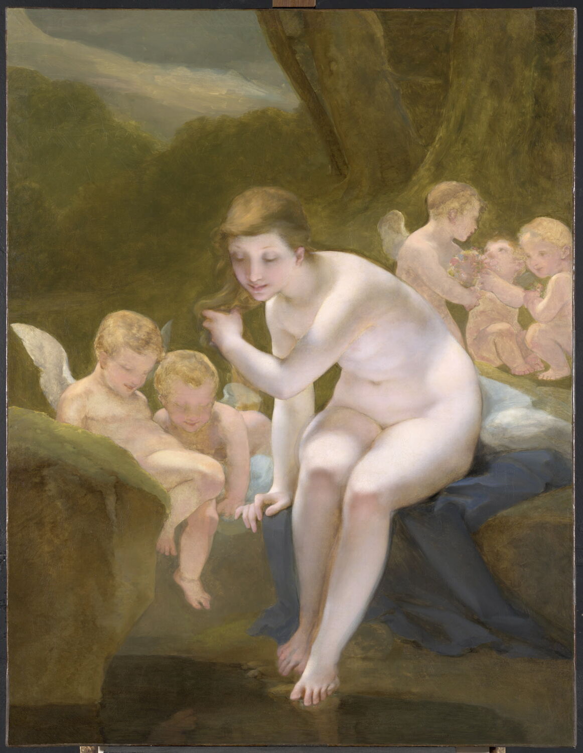 Vénus au bain, Prud'hon, Pierre-Paul, 1e quart du XIXe siècle (vers 1815)