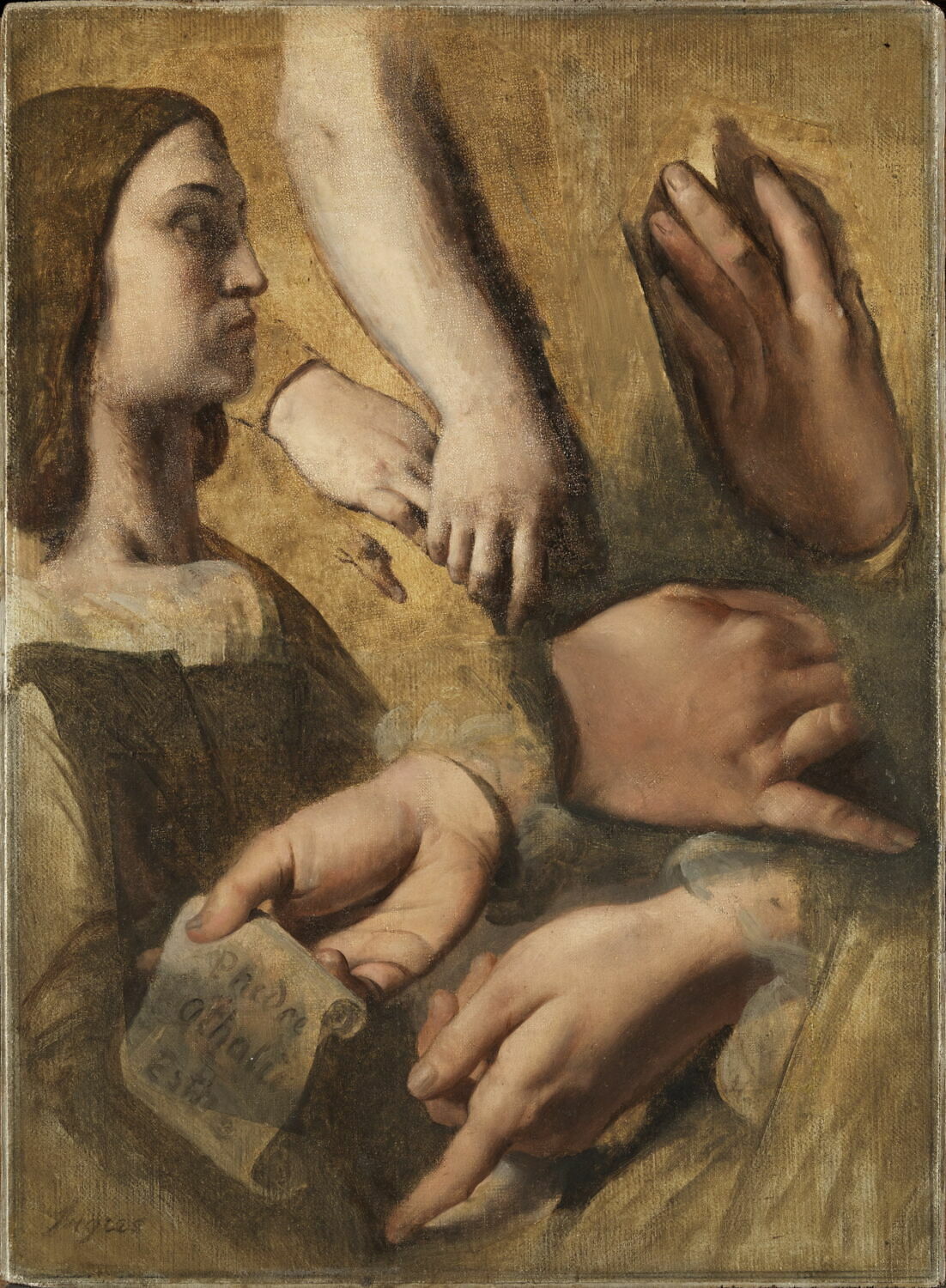 Études pour l' Apothéose d'Homère, Ingres, Jean-Auguste-Dominique, 2e quart du XIXe siècle (1826 - 1827)