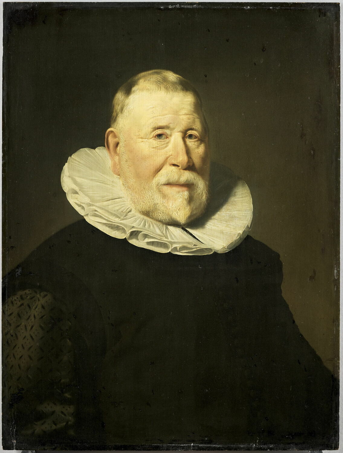 Portrait d'un homme âgé (peut-être l’un des régents de l’hospice des vieillards d’Amsterdam)., Keyser, Thomas de, 2e quart du XVIIe siècle (1631)