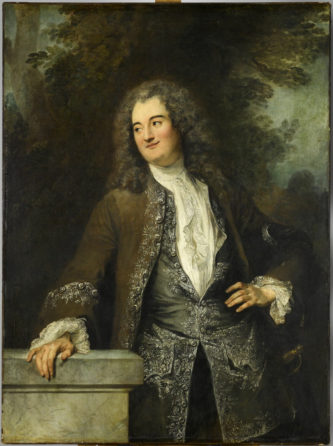 Portrait d'un gentilhomme, dit autrefois : portrait de Jean de Jullienne, Антуан Ватто, первая четверть XVIII века (1719–1720)