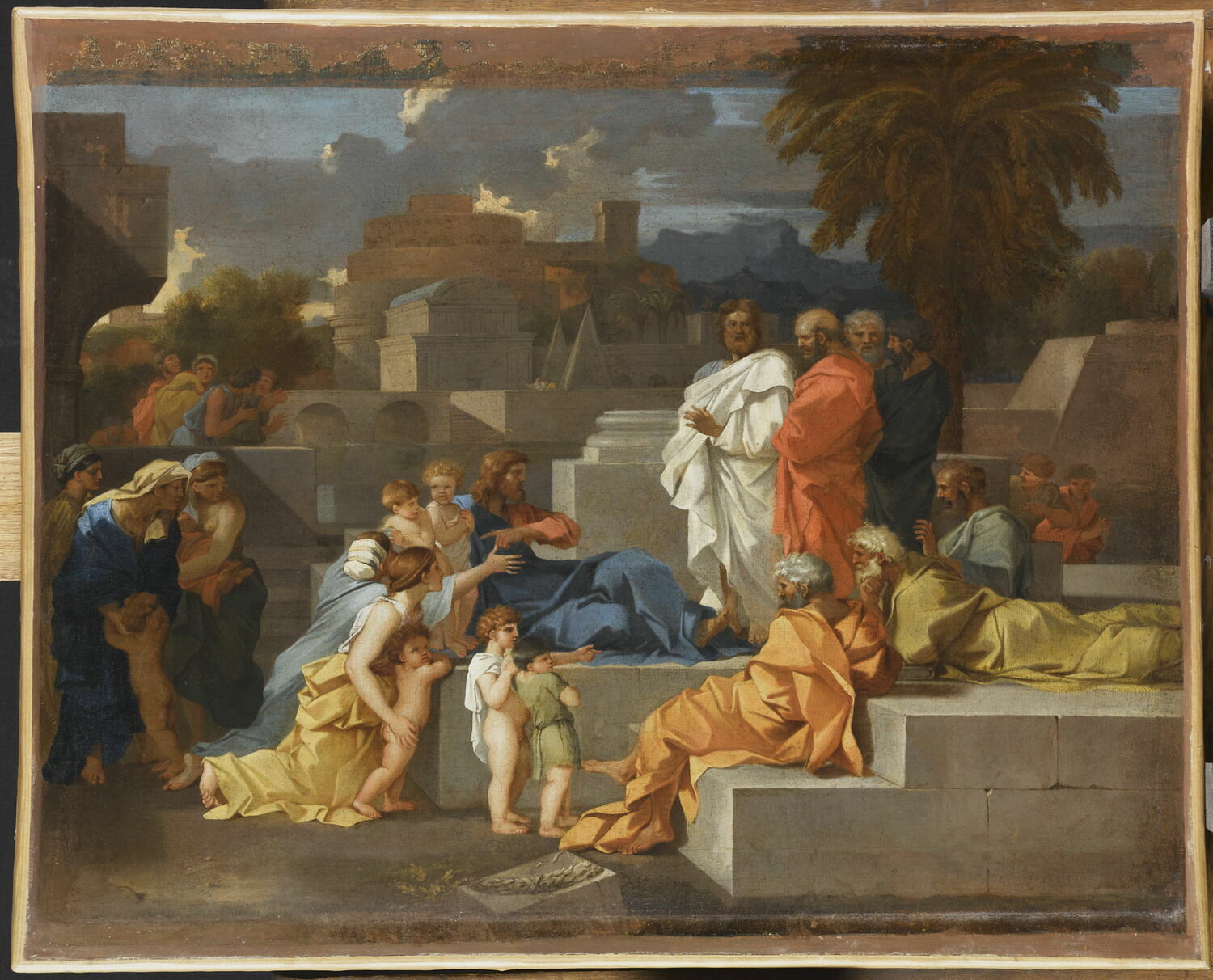 Le Christ et les enfants, Bourdon, Sébastien, 3e quart du XVIIe siècle (vers 1655)