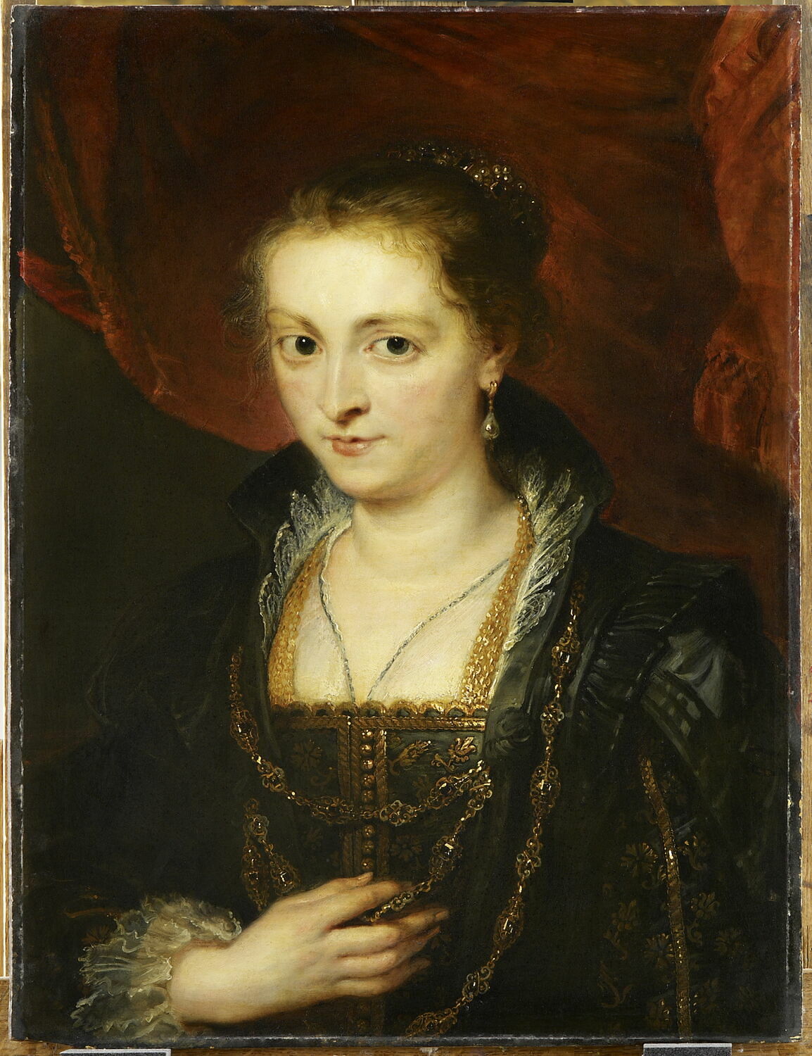 Portrait en buste d’une dame, Питер Пауль Рубенс, вторая четверть XVII века (1625–1650)