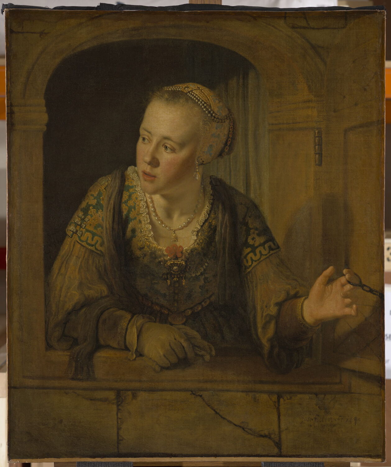 Jeune Fille à la fenêtre, Victors, Jan, 2e quart du XVIIe siècle (1640)