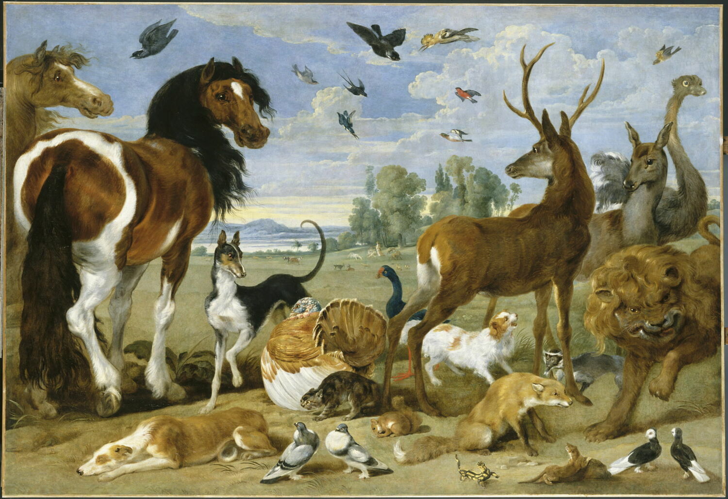 Le Paradis terrestre, Vos, Paul de, XVIIe siècle (vers 1650)
