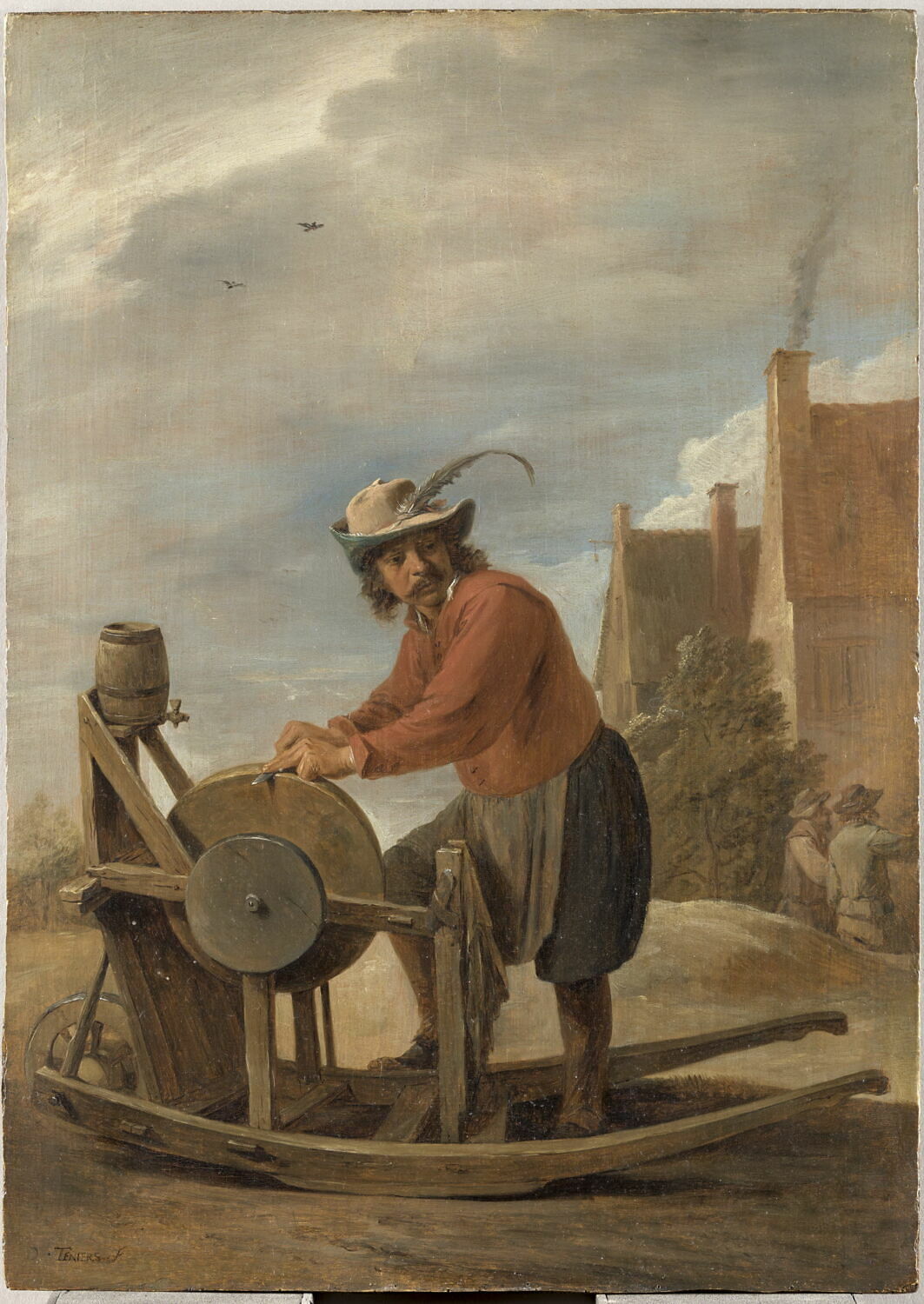 Le Rémouleur, Teniers, David II, 2e quart du XVIIe siècle (vers 1640)