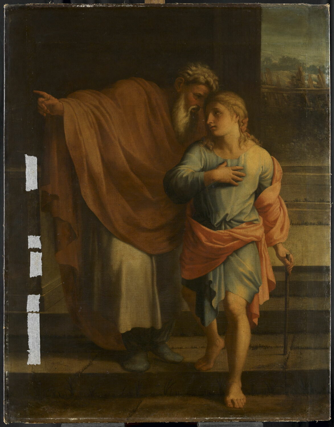 Jacob envoyant son fils Joseph chercher ses frères à Sichem, Le Sueur, Eustache, XVIIe siècle (1600 - 1700)